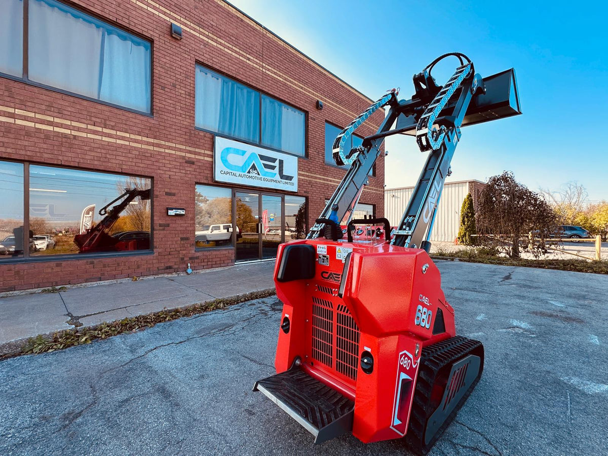 Mini chargeuse compacte CAEL 680S – diesel Kubota D1105, 650 kg