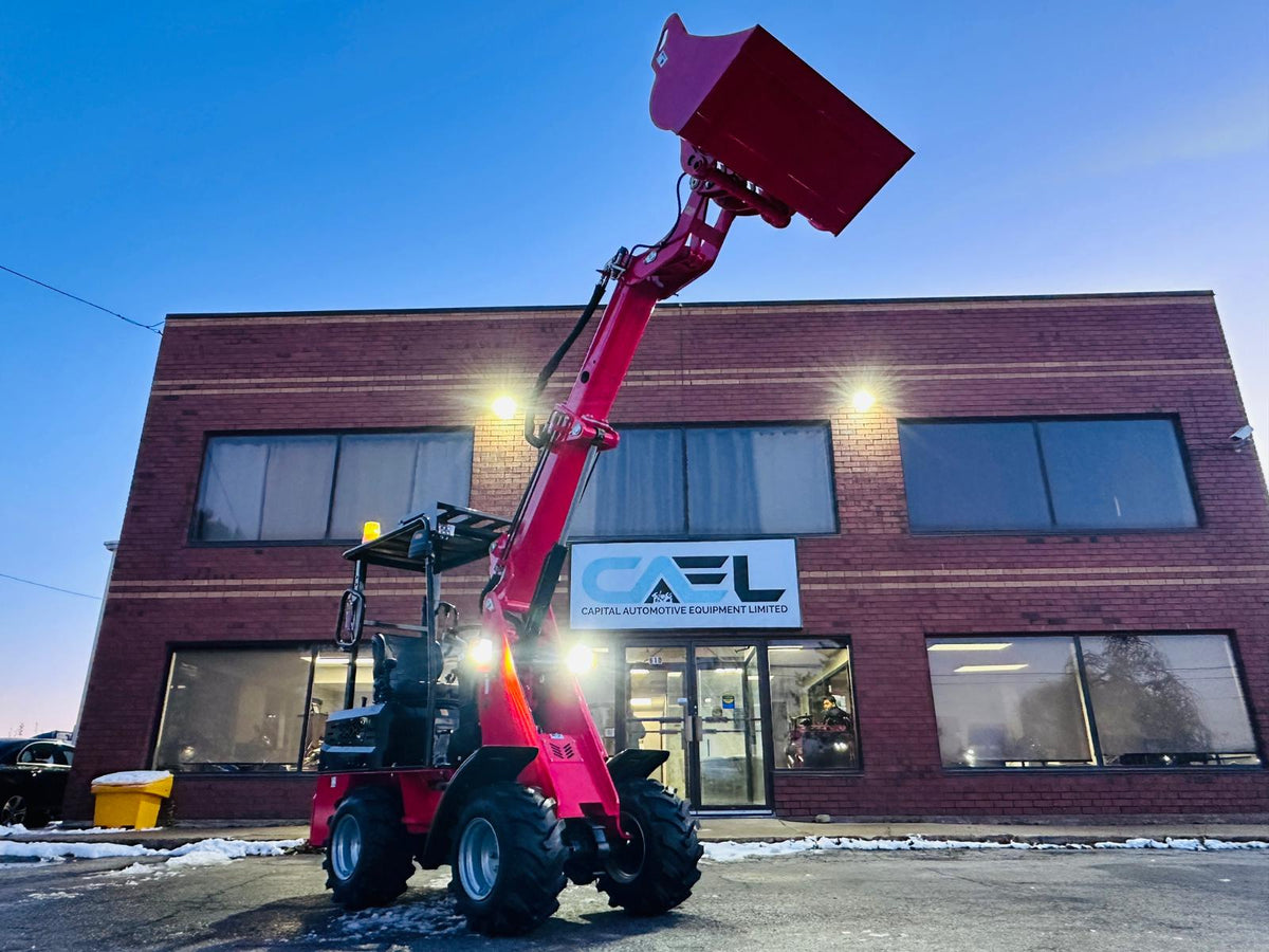 CAEL 906 Mini-Chargeuse sur Pneus – Kubota 25 CV, Flèche Télescopique