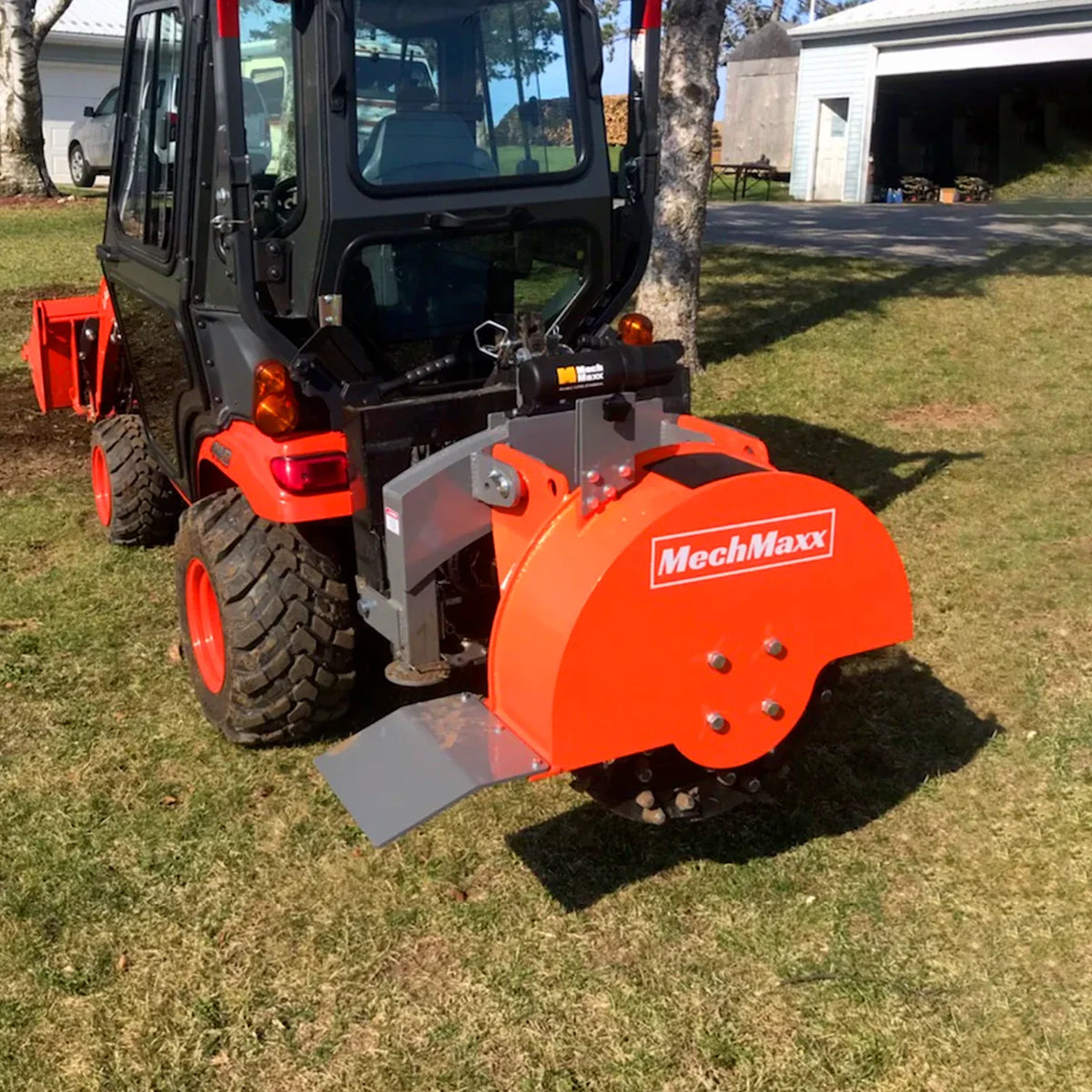 3-Point PTO Stump Grinder, 4" PTO Wood Chipper & Forestry Log Skidding Winch Bundle, SG24, BX42S & FW8800 - view 4