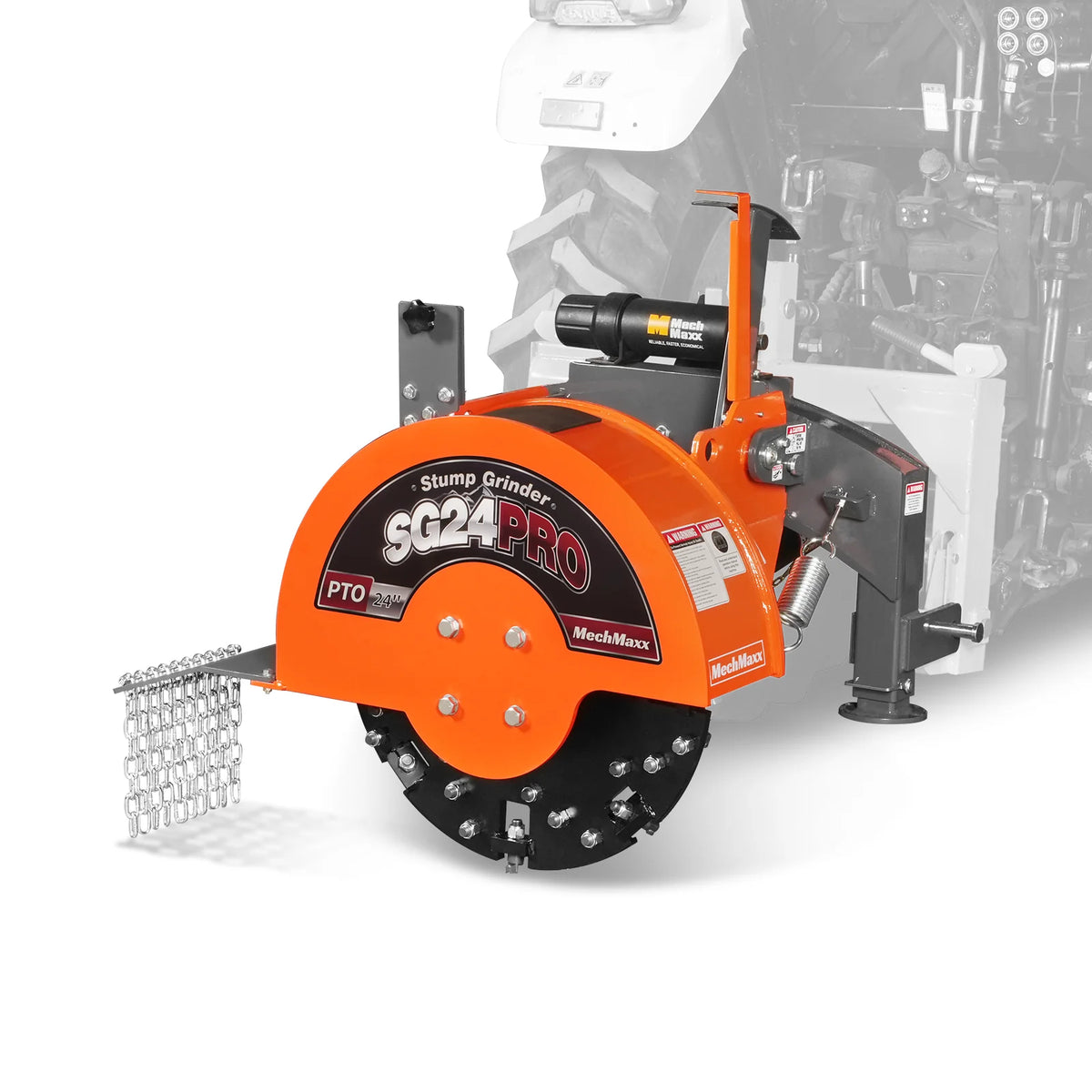 3-Point PTO Stump Grinder & 6", 3 Point Hydraulic PTO Wood Chipper Bundle, SG24PRO & WC68H - view 9
