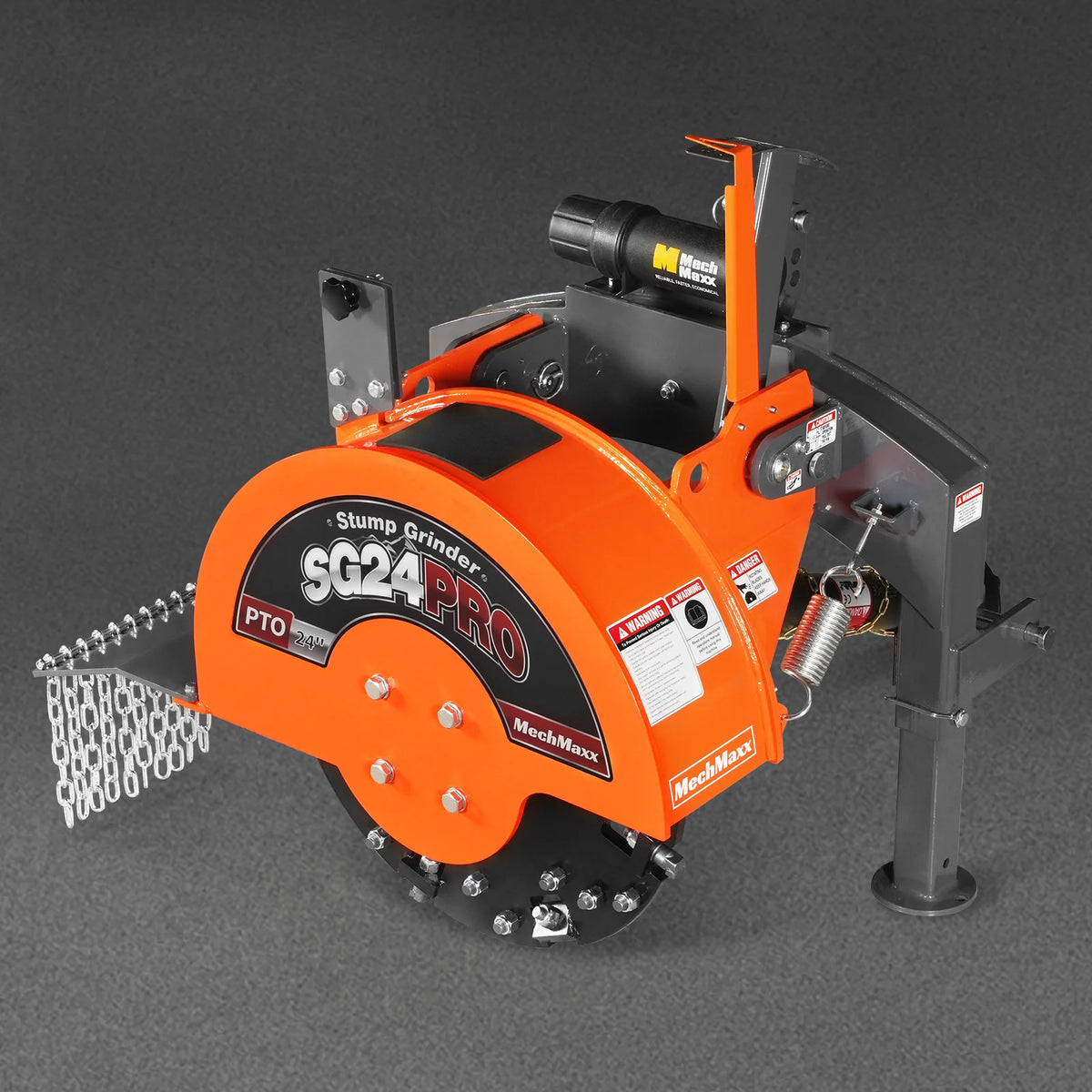 3-Point PTO Stump Grinder with 34 Carbide Teeth, PTO Shaft with Slip Clutch, for 15-45 HP Tractor, SG24PRO - view 28