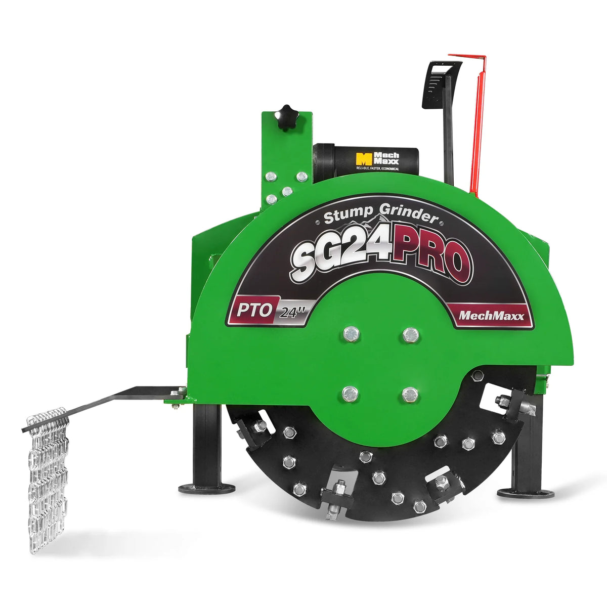 3-Point PTO Stump Grinder with 34 Carbide Teeth, PTO Shaft with Slip Clutch, for 15-45 HP Tractor, SG24PRO - view 22