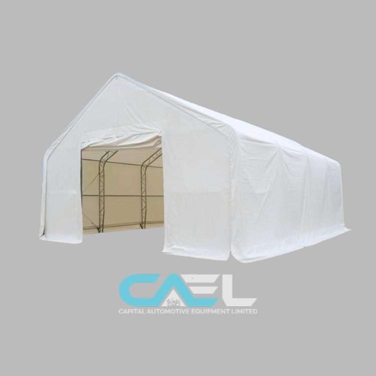 CAEL Peak Shape Doppelbinder-Lagerunterstand – 40 × 100 ft, 23 ft Firsthöhe