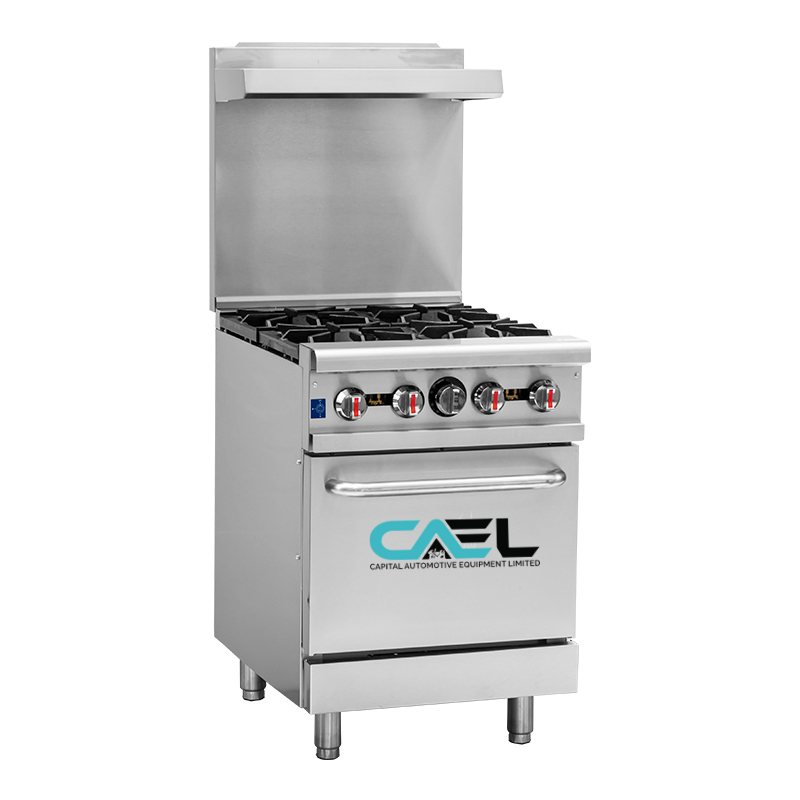 Cuisinière à gaz CAEL RGR24 4 feux avec four – 151 000 BTU/hr