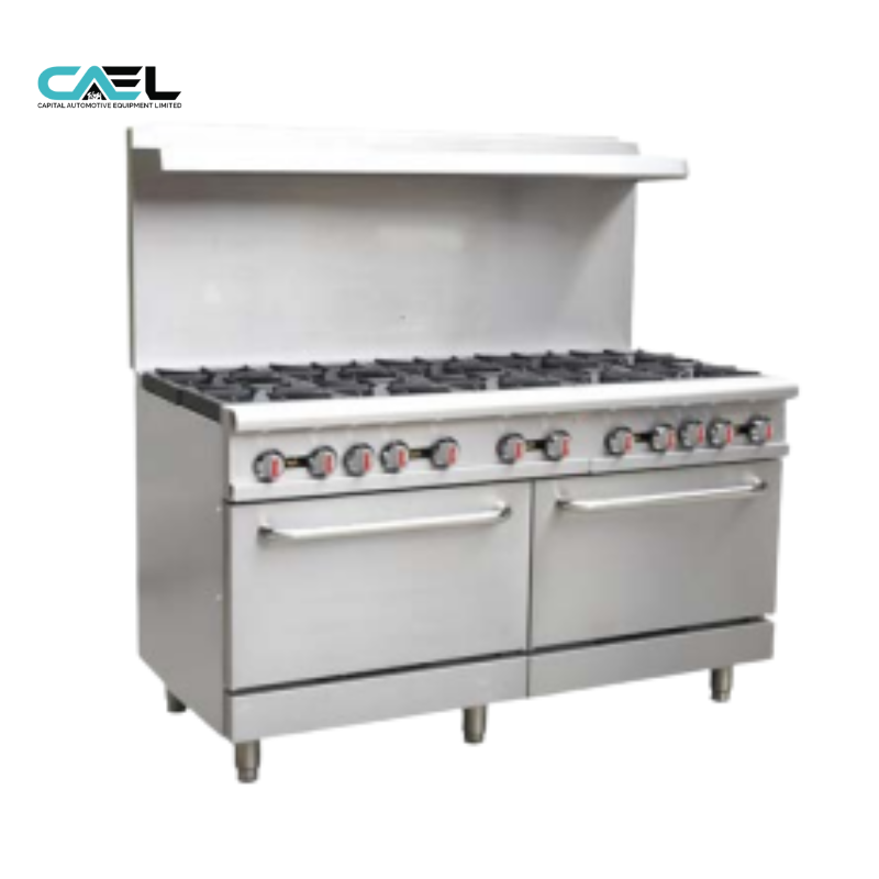 CAEL RGR60 Gasherd – 10 offene Brenner mit Backofen