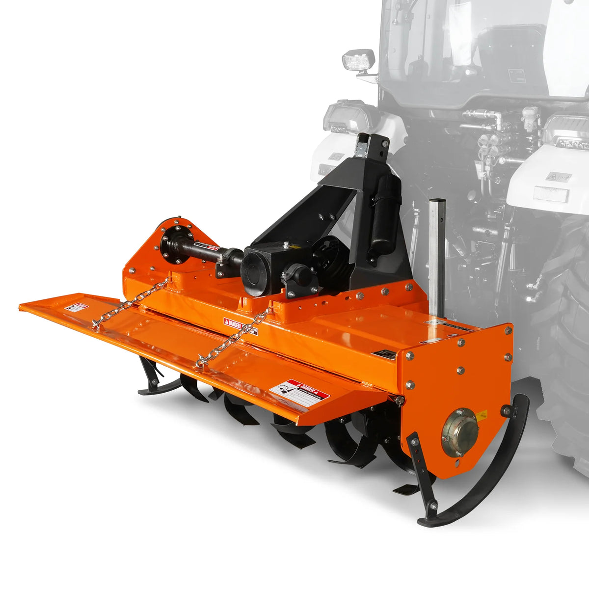 5FT 3-Point Gear Drive Rotary Tiller, 25-50HP Tractor, PTO Shaft Included (With Slip Clutch), Cat. 1 &2 Hookup - view 3