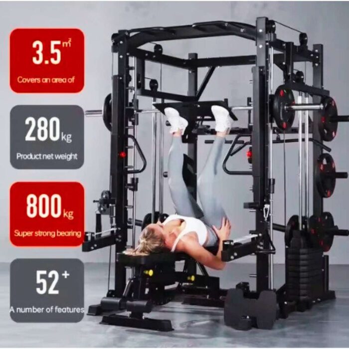 CAEL FL104 Smith Machine – Heavy-Duty Steel, 300 kg Capacity