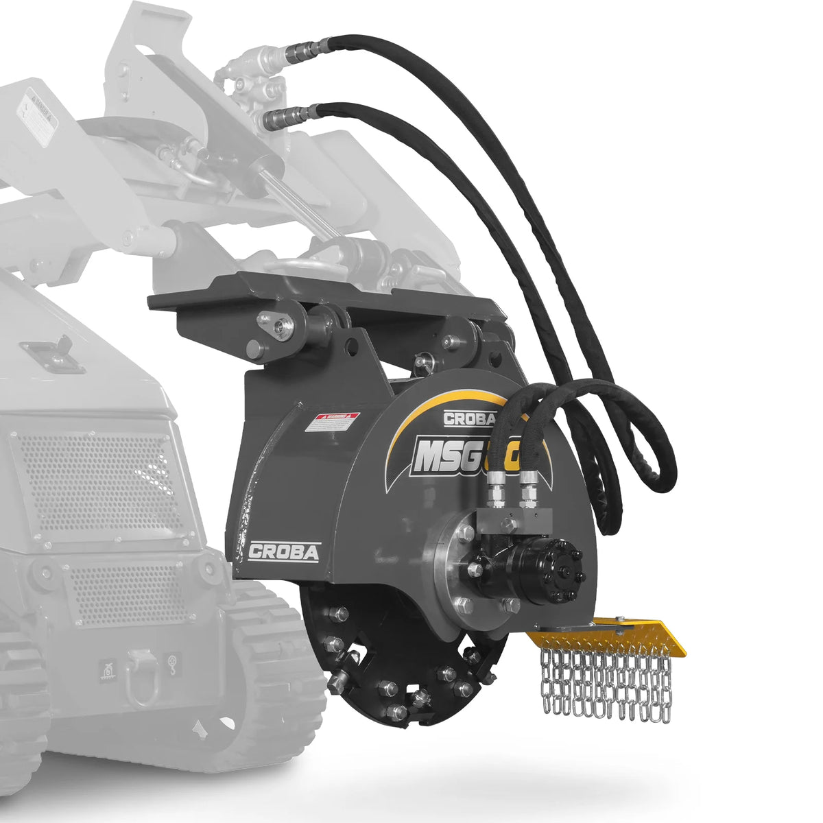 20'' Flywheel Diameter Mini Skid Steer Stump Grinder with 24 Carbide Teeth, MSG20 - view 12