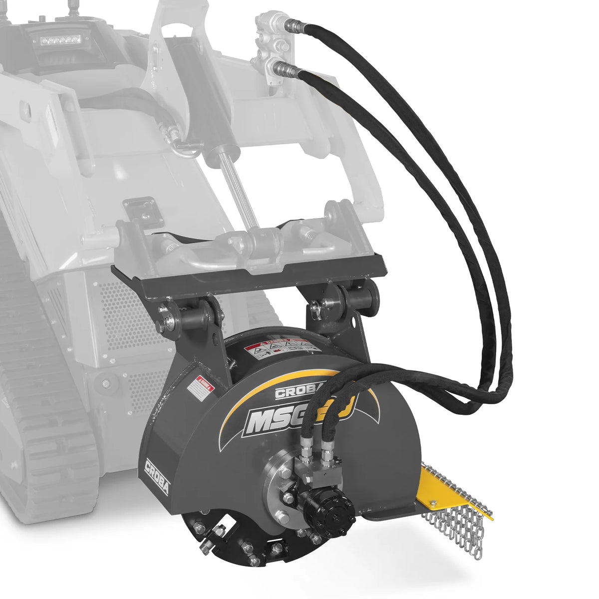 20'' Flywheel Diameter Mini Skid Steer Stump Grinder with 24 Carbide Teeth, MSG20 - view 13