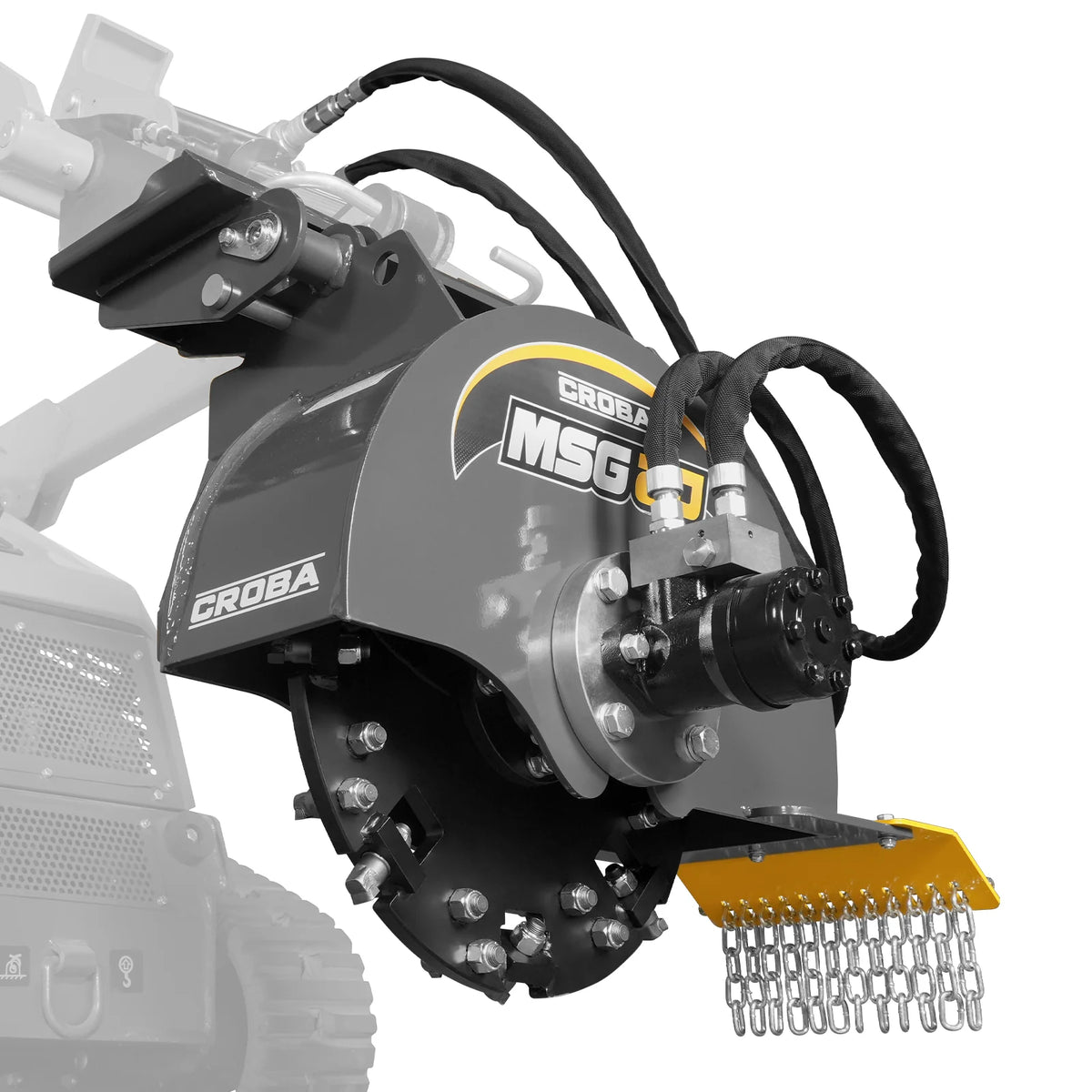 20'' Flywheel Diameter Mini Skid Steer Stump Grinder with 24 Carbide Teeth, MSG20 - view 14