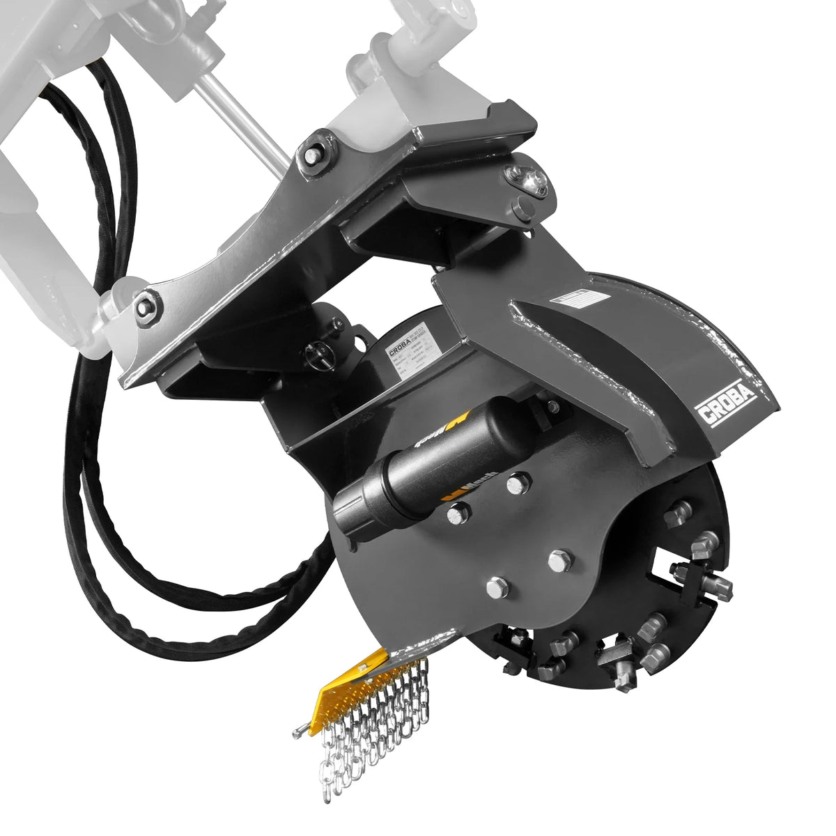20'' Flywheel Diameter Mini Skid Steer Stump Grinder with 24 Carbide Teeth, MSG20 - view 15