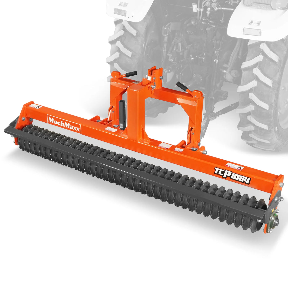84" Cultipacker with 37 Ductile Iron Wheels, Scraper Bar Included, Category 1 and 2, 3 Point Hitch Tractor Att - view 14