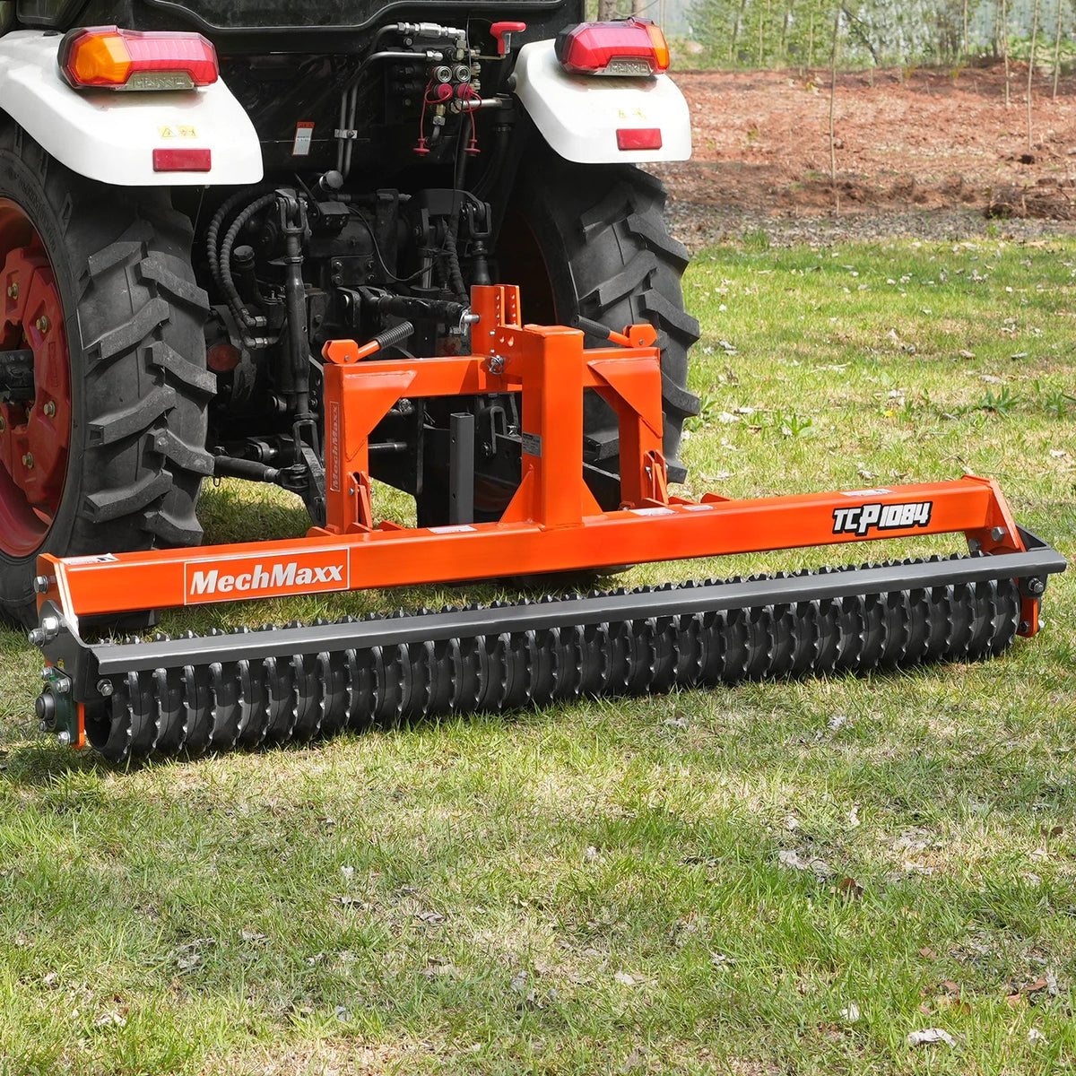 84" Cultipacker with 37 Ductile Iron Wheels, Scraper Bar Included, Category 1 and 2, 3 Point Hitch Tractor Att - view 9