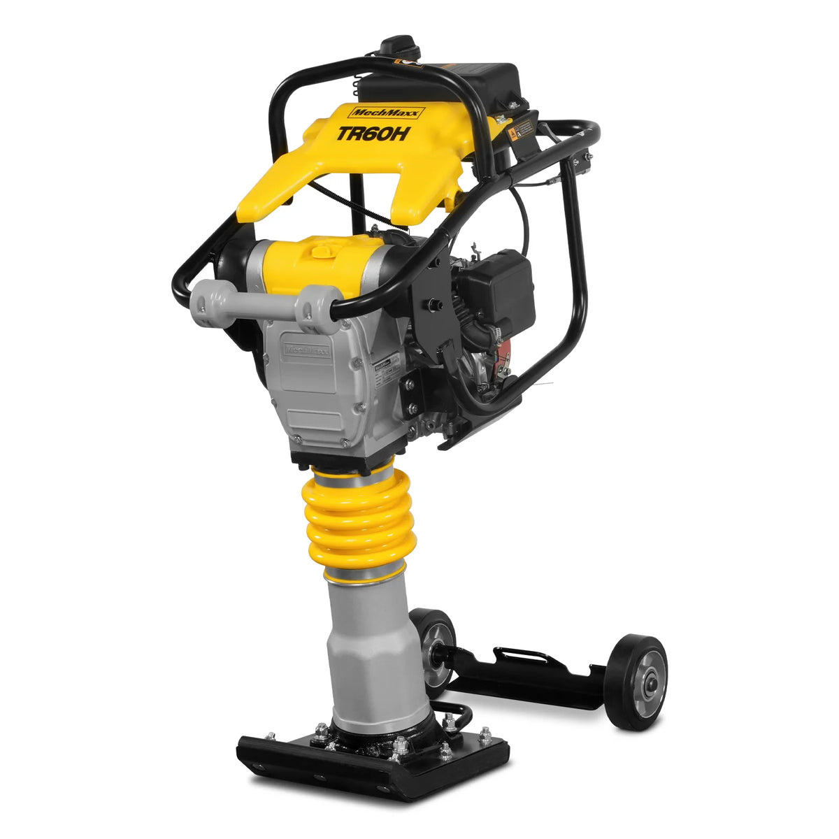 Honda GX100 Tamping Rammer with Wheel Kit, 2250 lb Impact Force Jumping Jack Tamper Compactor for Soil, Gravel