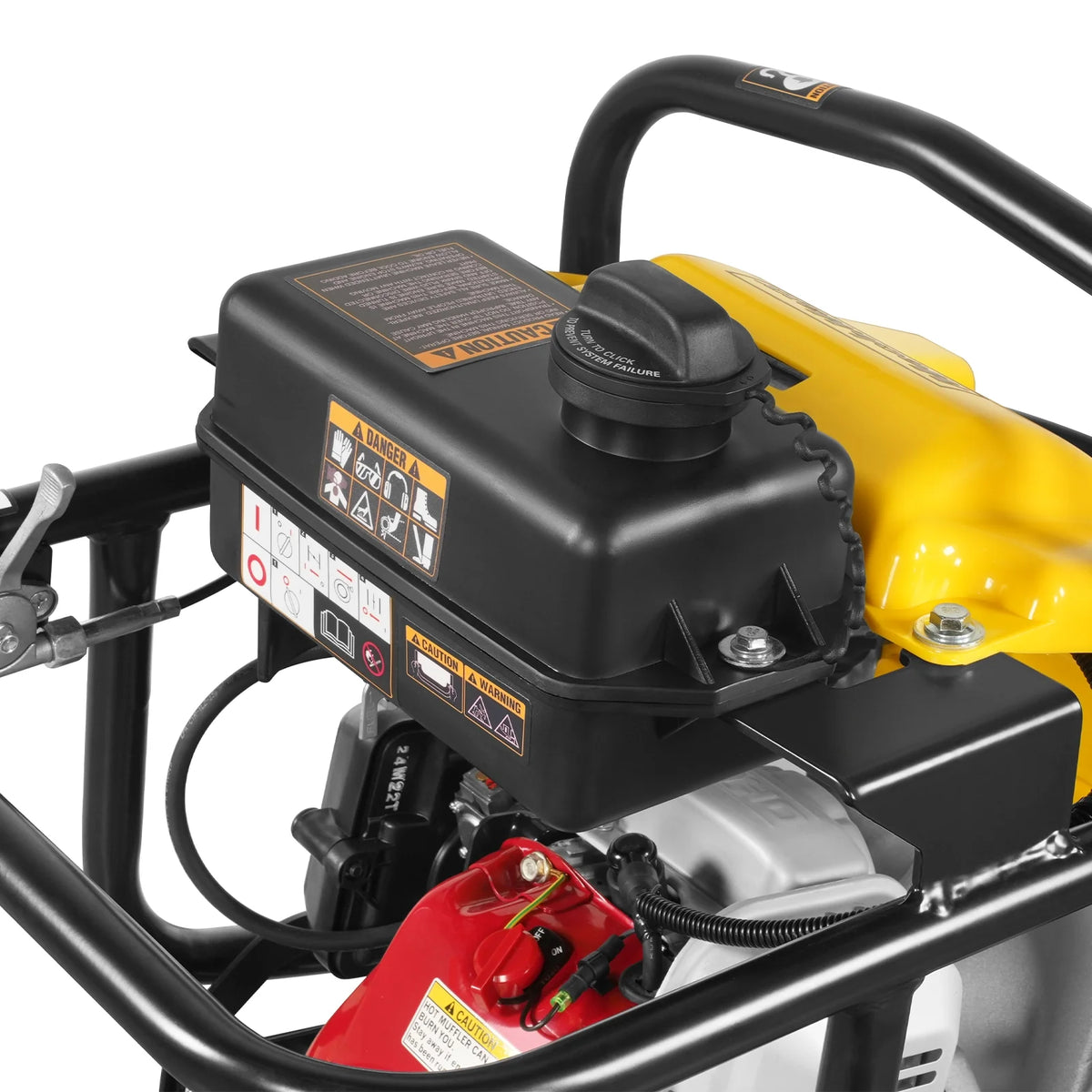 Honda GXR120 Tamping Rammer with Wheel Kit, 3150 lb Impact Force Jumping Jack Tamper Compactor for Soil, Grave - view 11