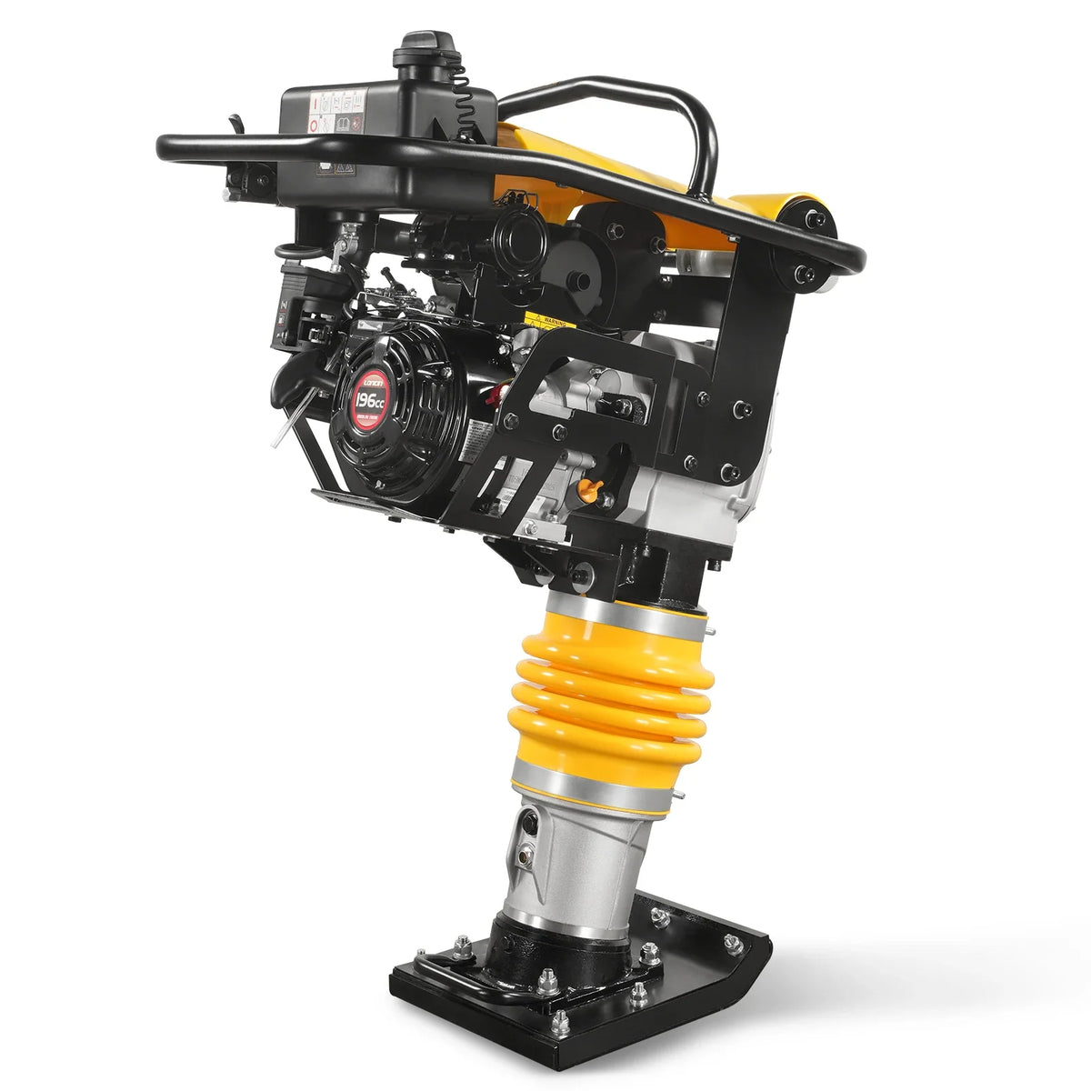 6.5 HP Tamping Rammer with Wheel Kit, 2700 lb Impact Force Jumping Jack Tamper Compactor for Soil, Gravel, Bac - view 18