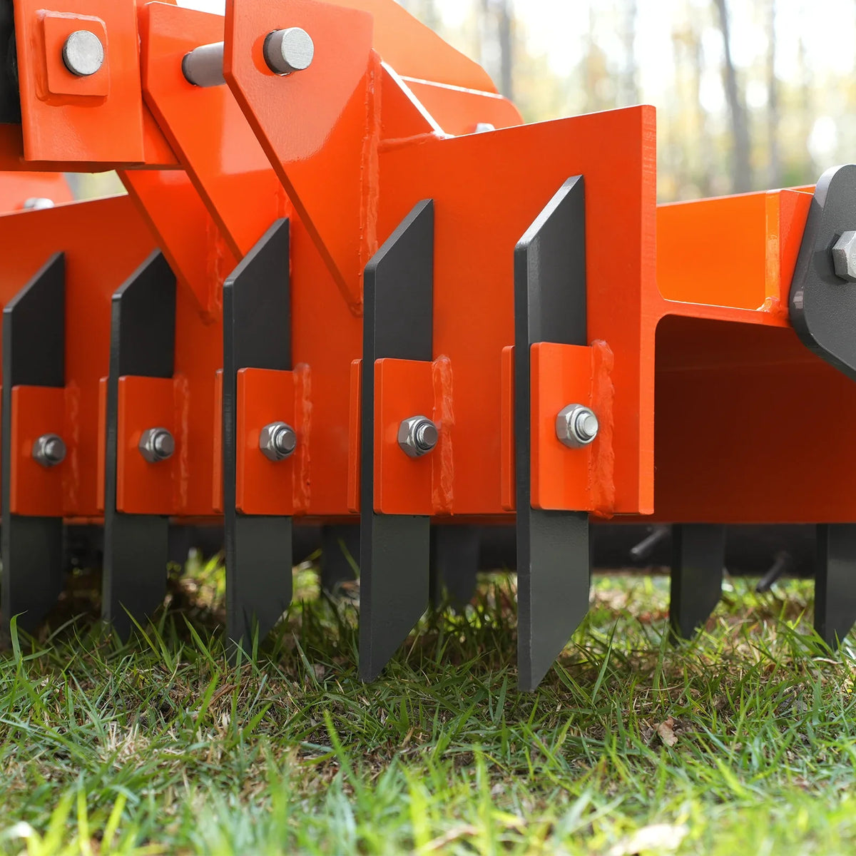 84" Heavy Duty Soil Pulverizer, Double Spiked Roller, 29 Shanks, Category 1 and 2, 3 Point Hitch Tractor Attac - view 10