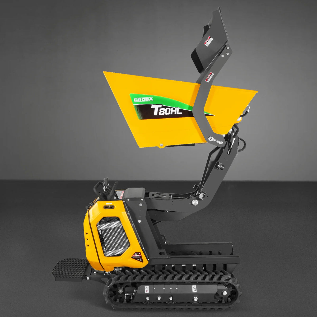 1100lb 420cc E-start Gas Engine Stand-ON Hydraulic Track Dumper Hydraulic Tipping and Lifting with Self-Loadin - view 25