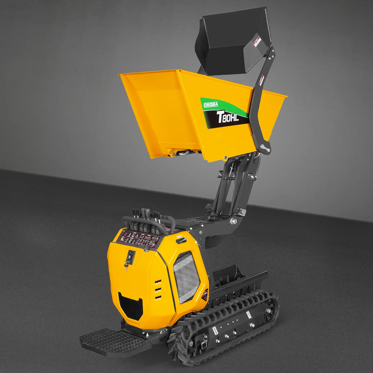 1100lb 420cc E-start Gas Engine Stand-ON Hydraulic Track Dumper Hydraulic Tipping and Lifting with Self-Loadin - view 26