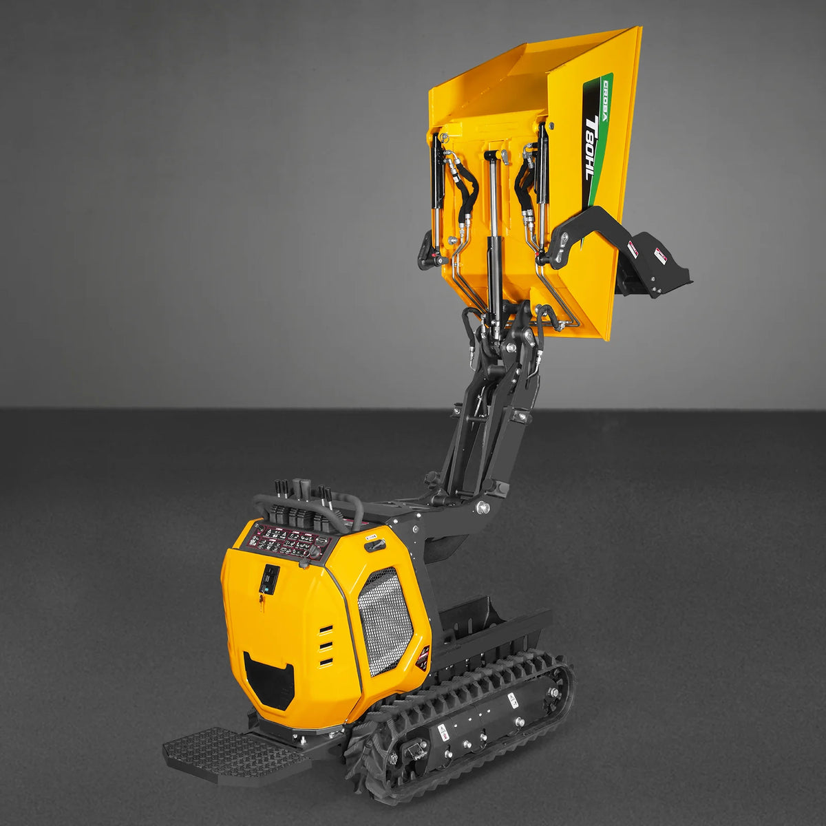 1100lb 420cc E-start Gas Engine Stand-ON Hydraulic Track Dumper Hydraulic Tipping and Lifting with Self-Loadin - view 27