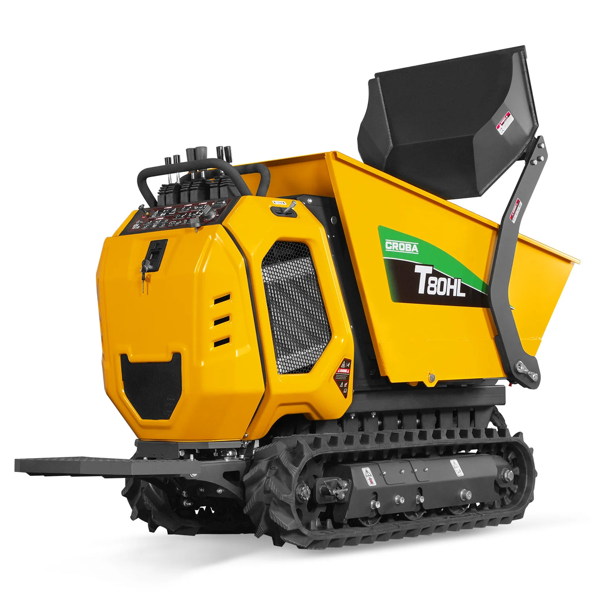1100lb 420cc E-start Gas Engine Stand-ON Hydraulic Track Dumper Hydraulic Tipping and Lifting with Self-Loadin - view 18