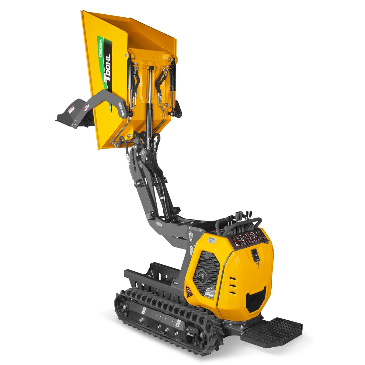 1100lb 420cc E-start Gas Engine Stand-ON Hydraulic Track Dumper Hydraulic Tipping and Lifting with Self-Loadin - view 20