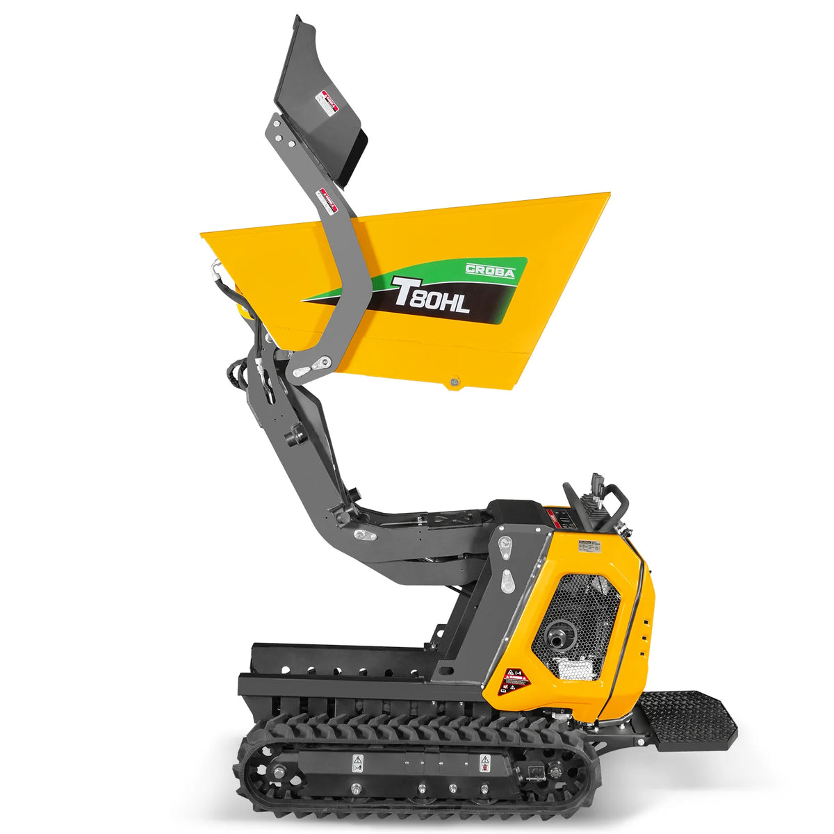 1100lb 420cc E-start Gas Engine Stand-ON Hydraulic Track Dumper Hydraulic Tipping and Lifting with Self-Loadin - view 3