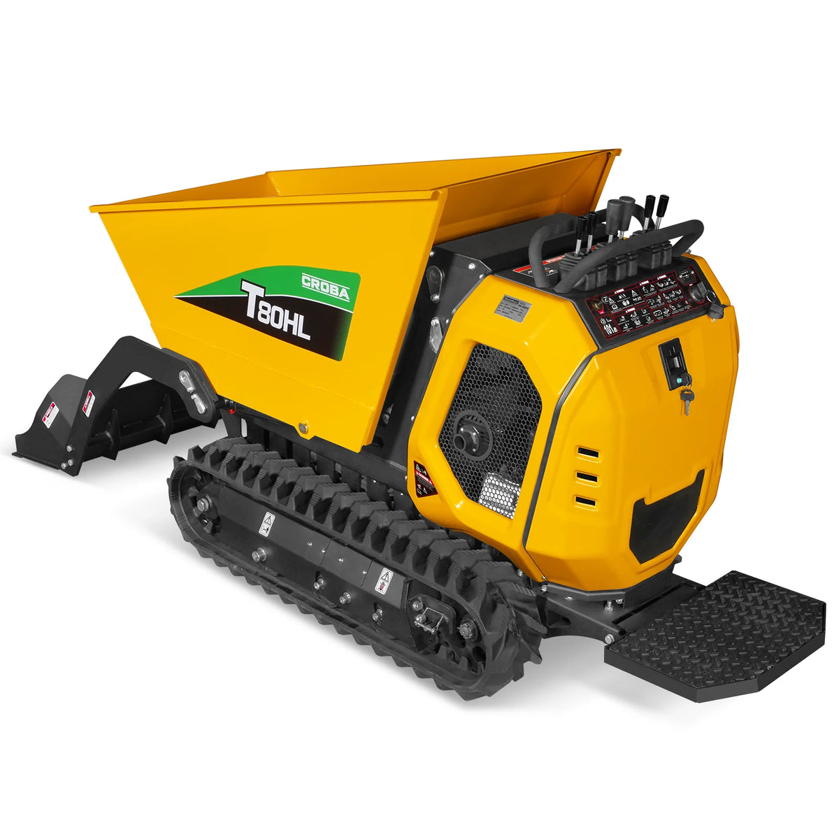 1100lb 420cc E-start Gas Engine Stand-ON Hydraulic Track Dumper Hydraulic Tipping and Lifting with Self-Loadin - view 19