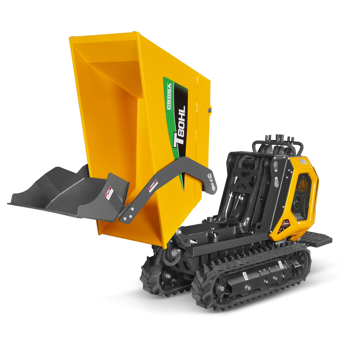 1100lb 420cc E-start Gas Engine Stand-ON Hydraulic Track Dumper Hydraulic Tipping and Lifting with Self-Loadin - view 13