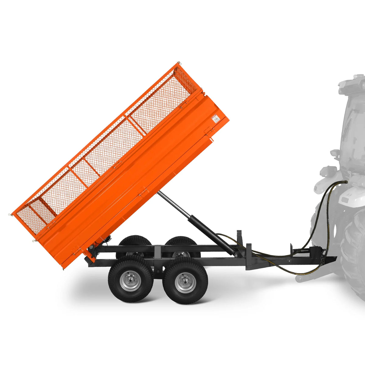MechMaxx 2-Ton Capacity Heavy-Duty Dump Trailer, DT4X8W - view 17