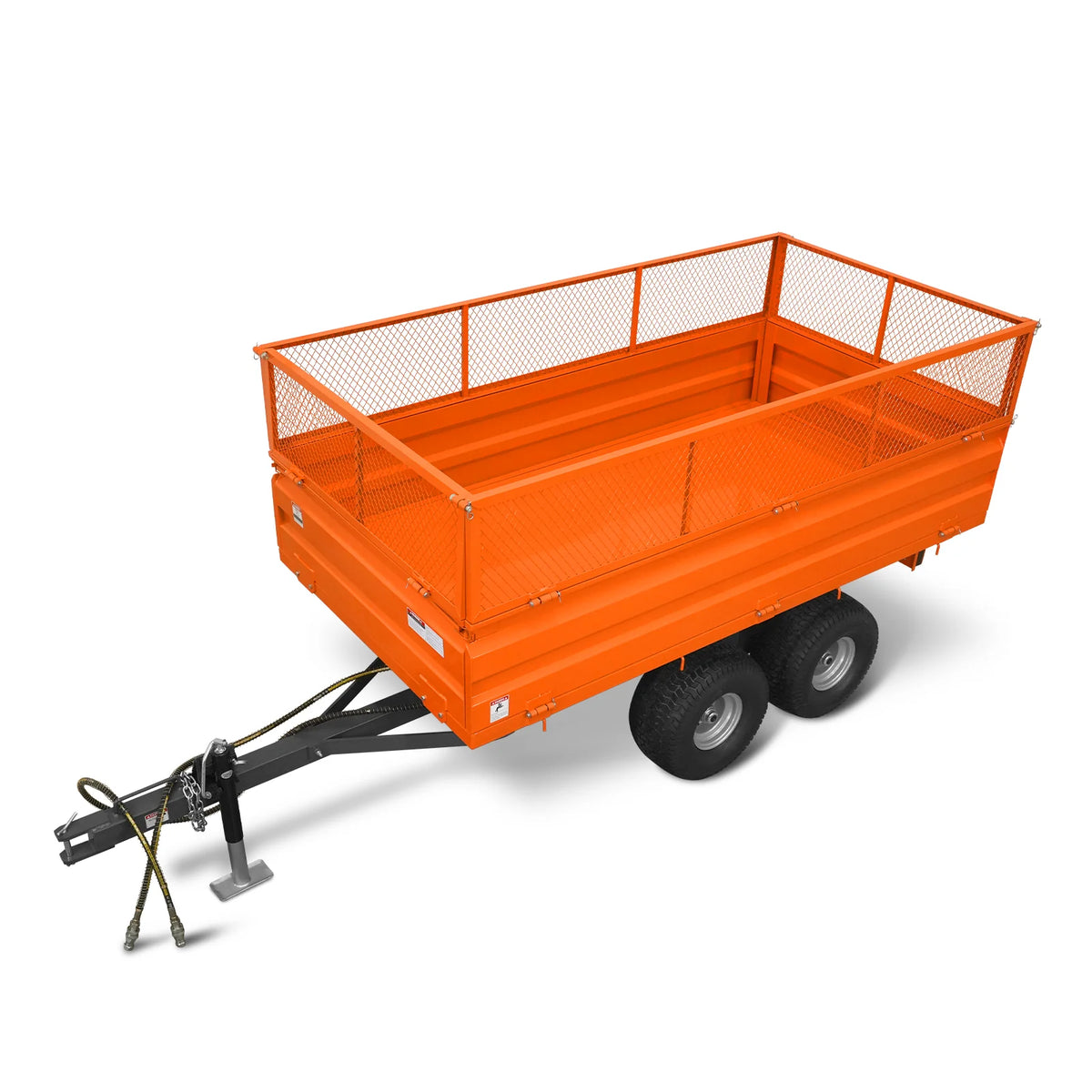 MechMaxx 2-Ton Capacity Heavy-Duty Dump Trailer, DT4X8W - view 12