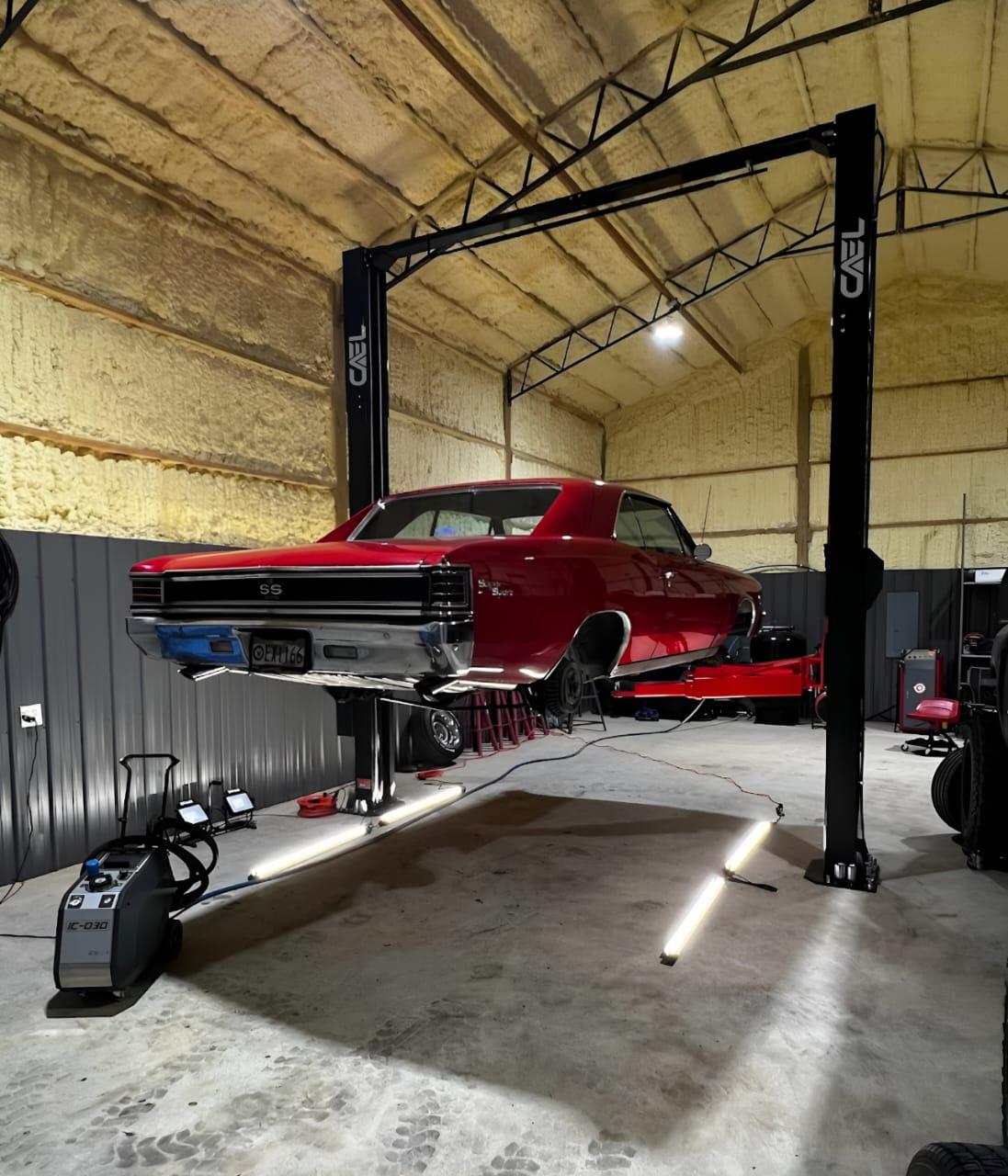 CAEL HPL11 Extended Height Two-Post Clear Floor Lift – 11,000 lb