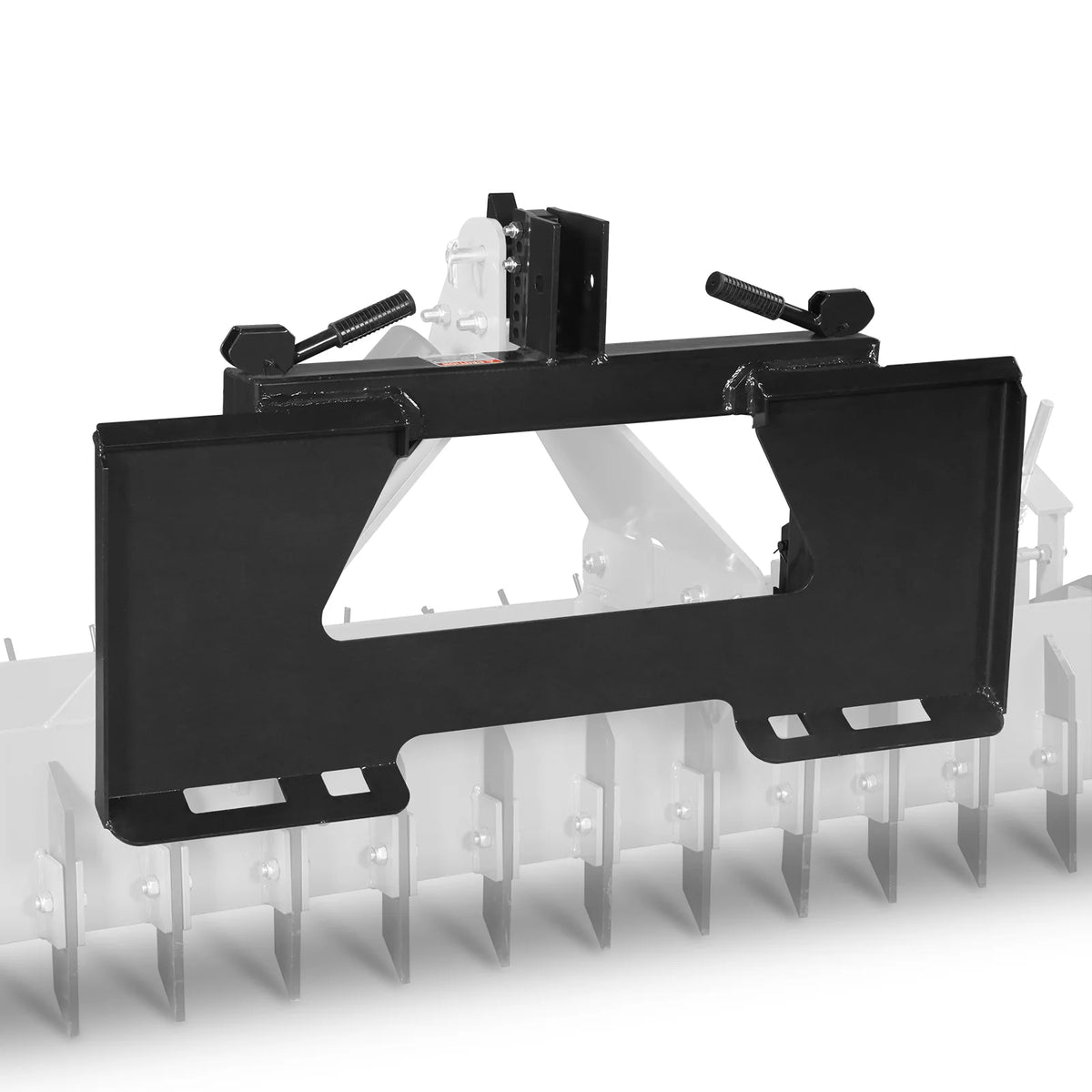 Universal Skid Steer Quick Attach to Category 1 3-Point Quick Hitch Adapter, 3,000 lb Capacity, SSQH1B - view 5