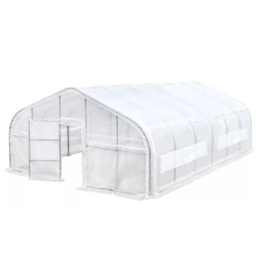 CAEL Gewächshaustunnel 26 × 40 ft – 6-mil-EVA-Folie, Stahlgestell