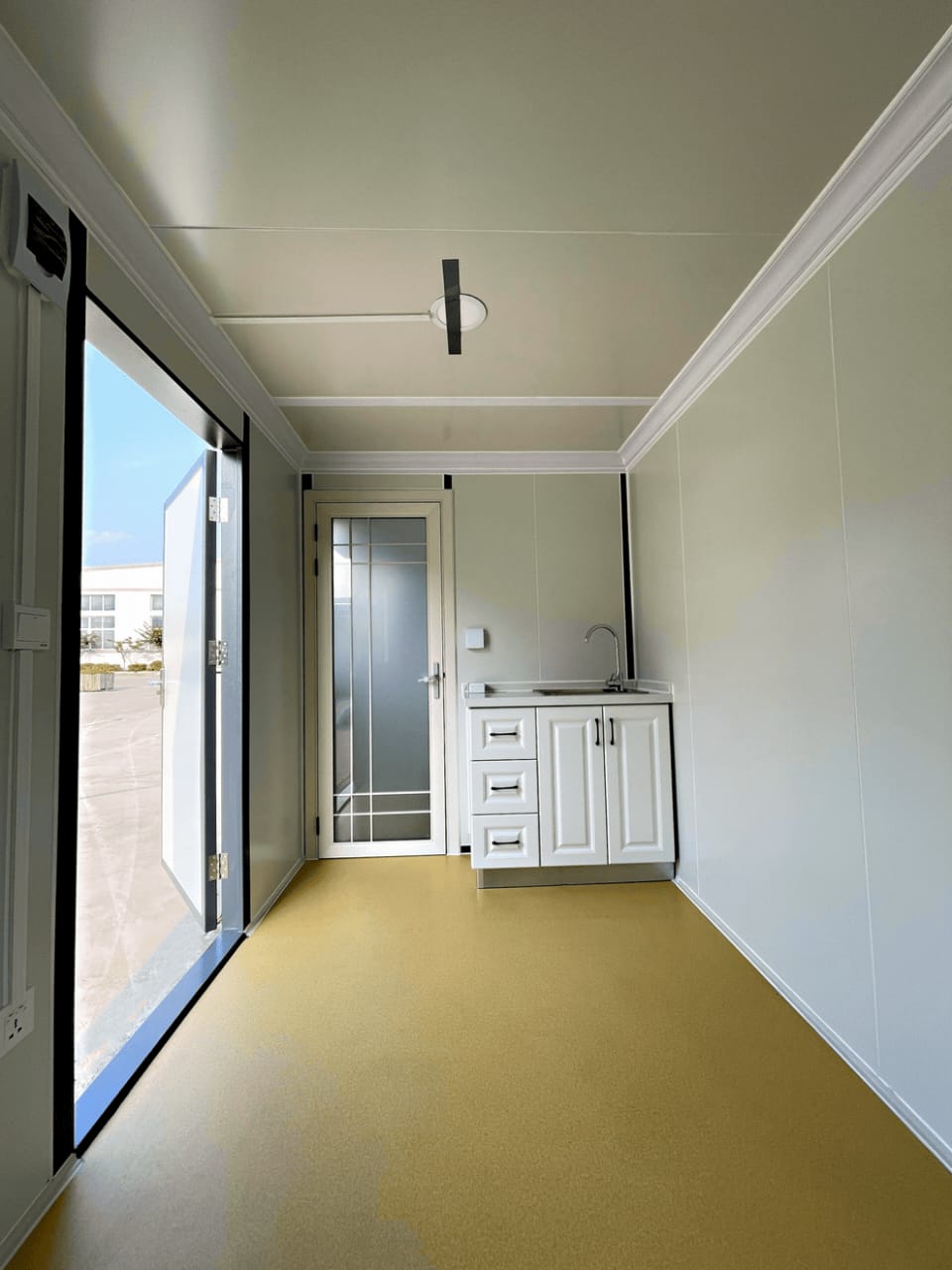 CAEL MOC20-BBK-110V 20 ft Mobile Office Cabin – Bedroom, Bathroom, Kitchen