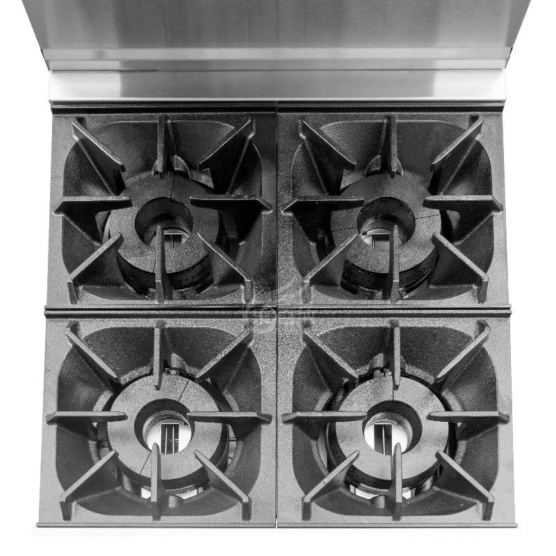 Cuisinière à gaz CAEL RGR24 4 feux avec four – 151 000 BTU/hr