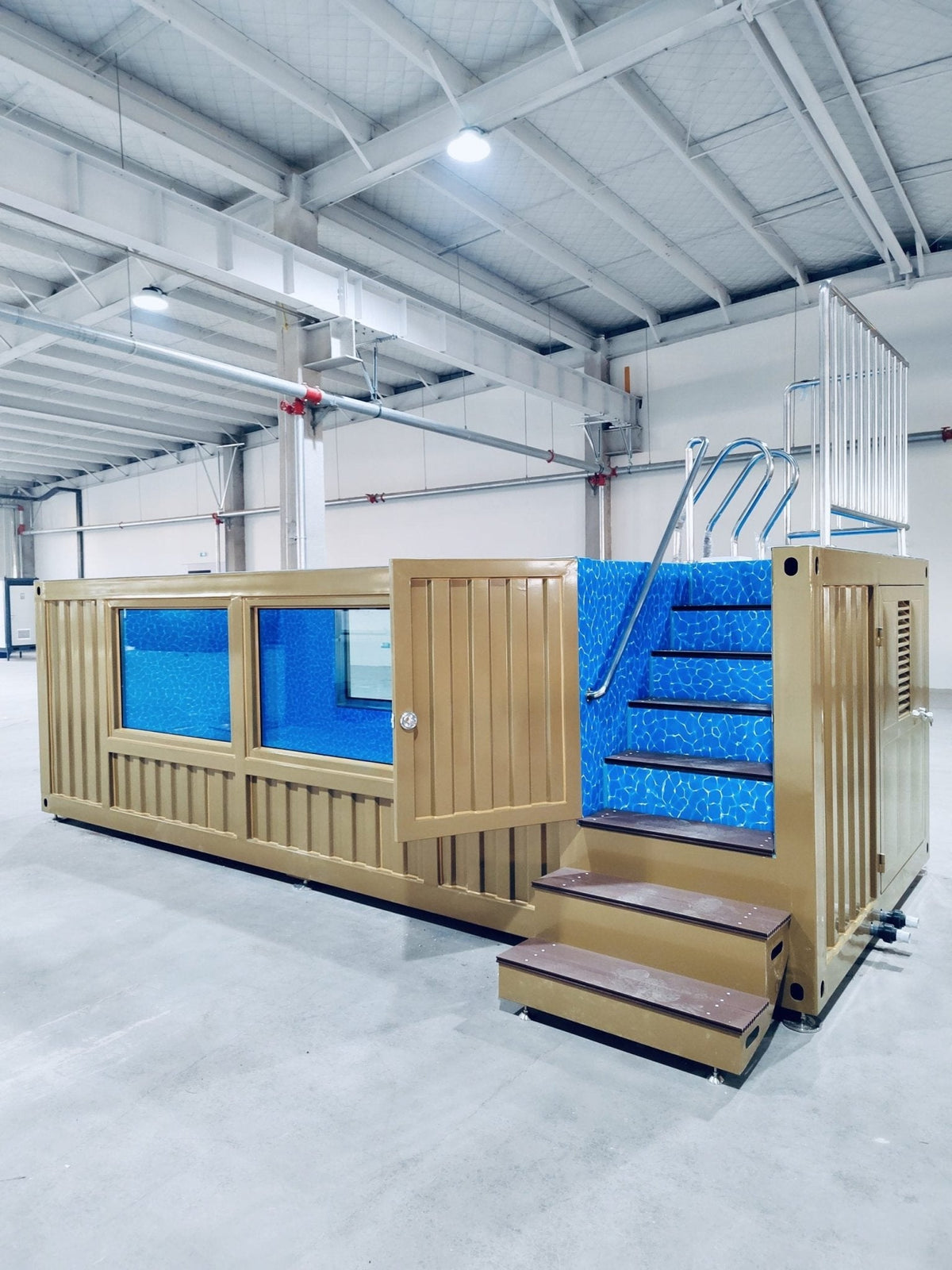 Piscine conteneur CAEL CP-2040 – modèles modulaires de 20 ft et 40 ft