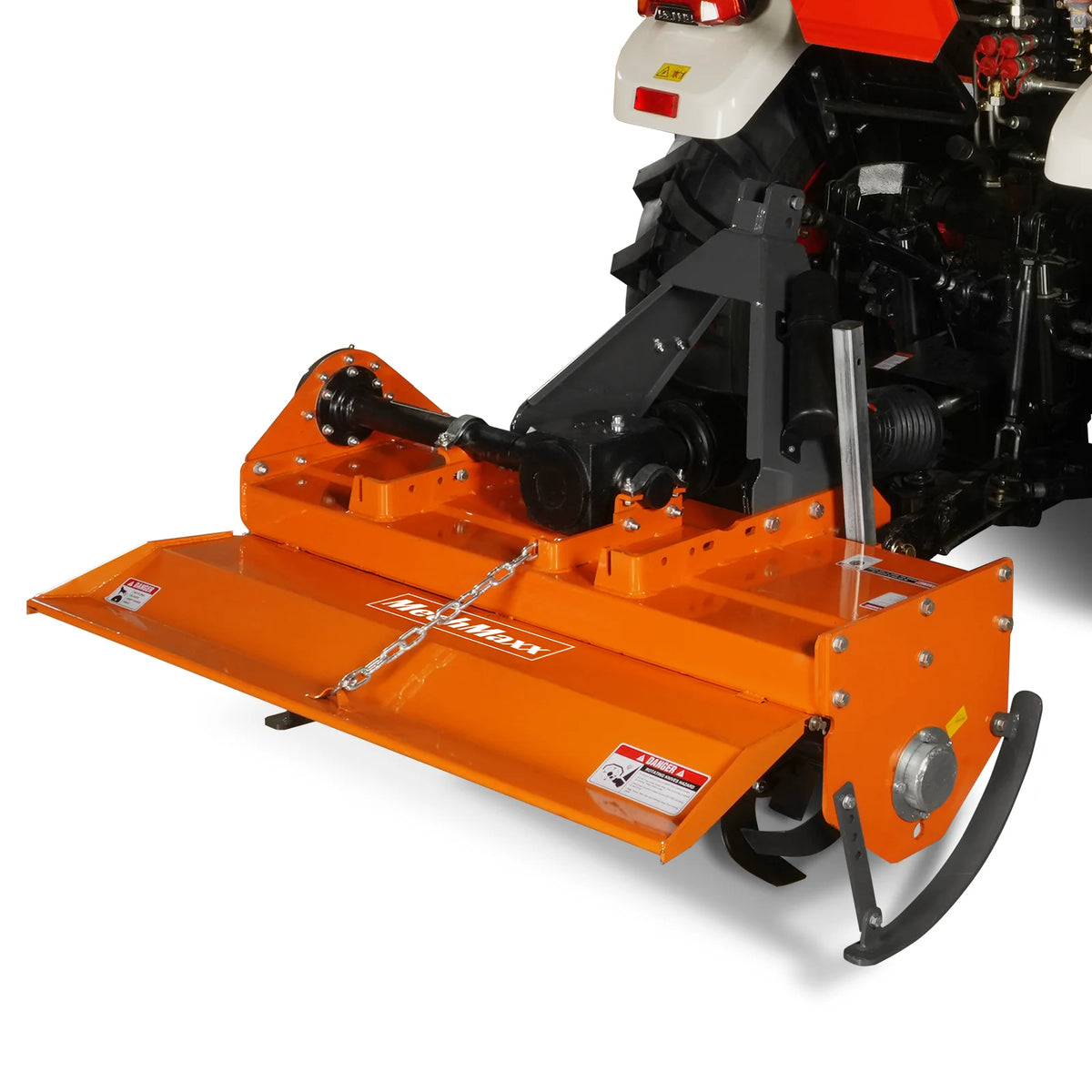 4.5FT 3-Point Gear Drive Rotary Tiller, 25-45HP Tractor, PTO Shaft Included (With Slip Clutch), Cat. 1 Hookup, - view 7