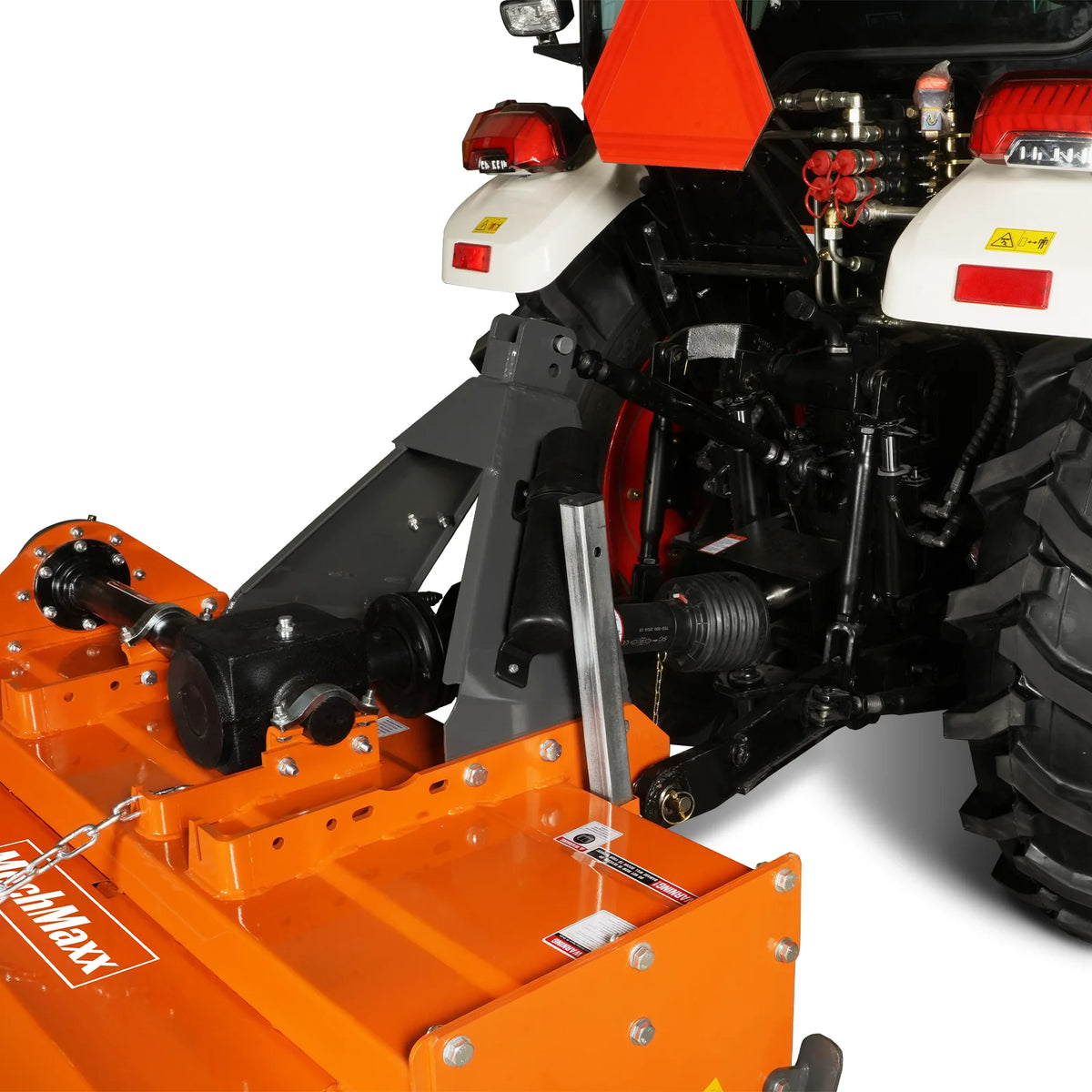 4.5FT 3-Point Gear Drive Rotary Tiller, 25-45HP Tractor, PTO Shaft Included (With Slip Clutch), Cat. 1 Hookup, - view 14