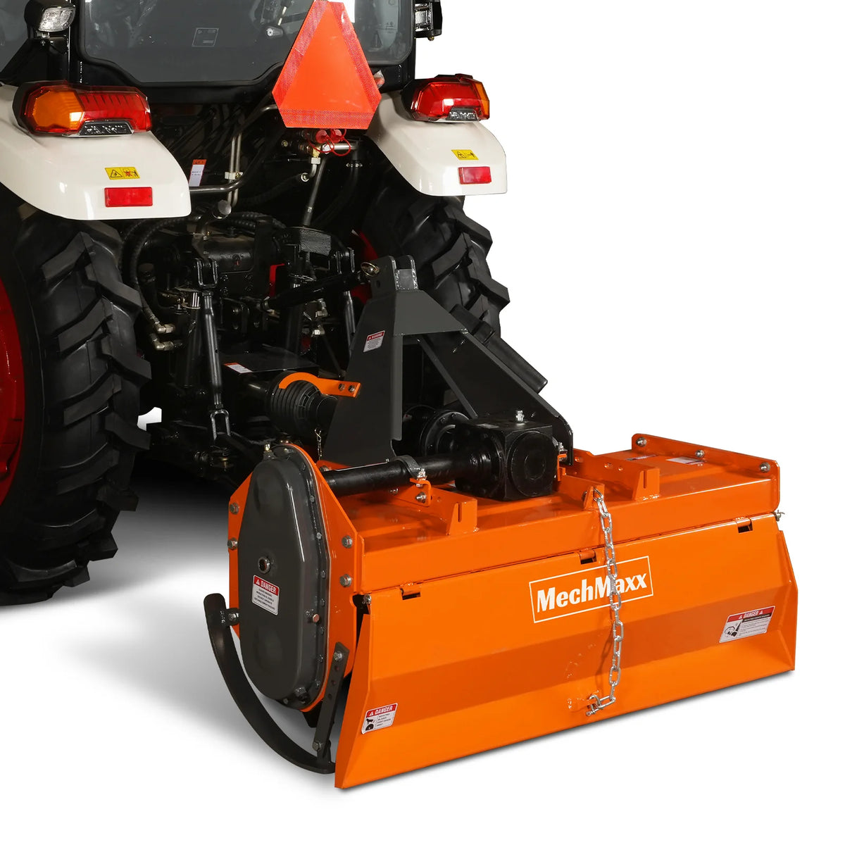 4.5FT 3-Point Gear Drive Rotary Tiller, 25-45HP Tractor, PTO Shaft Included (With Slip Clutch), Cat. 1 Hookup, - view 2