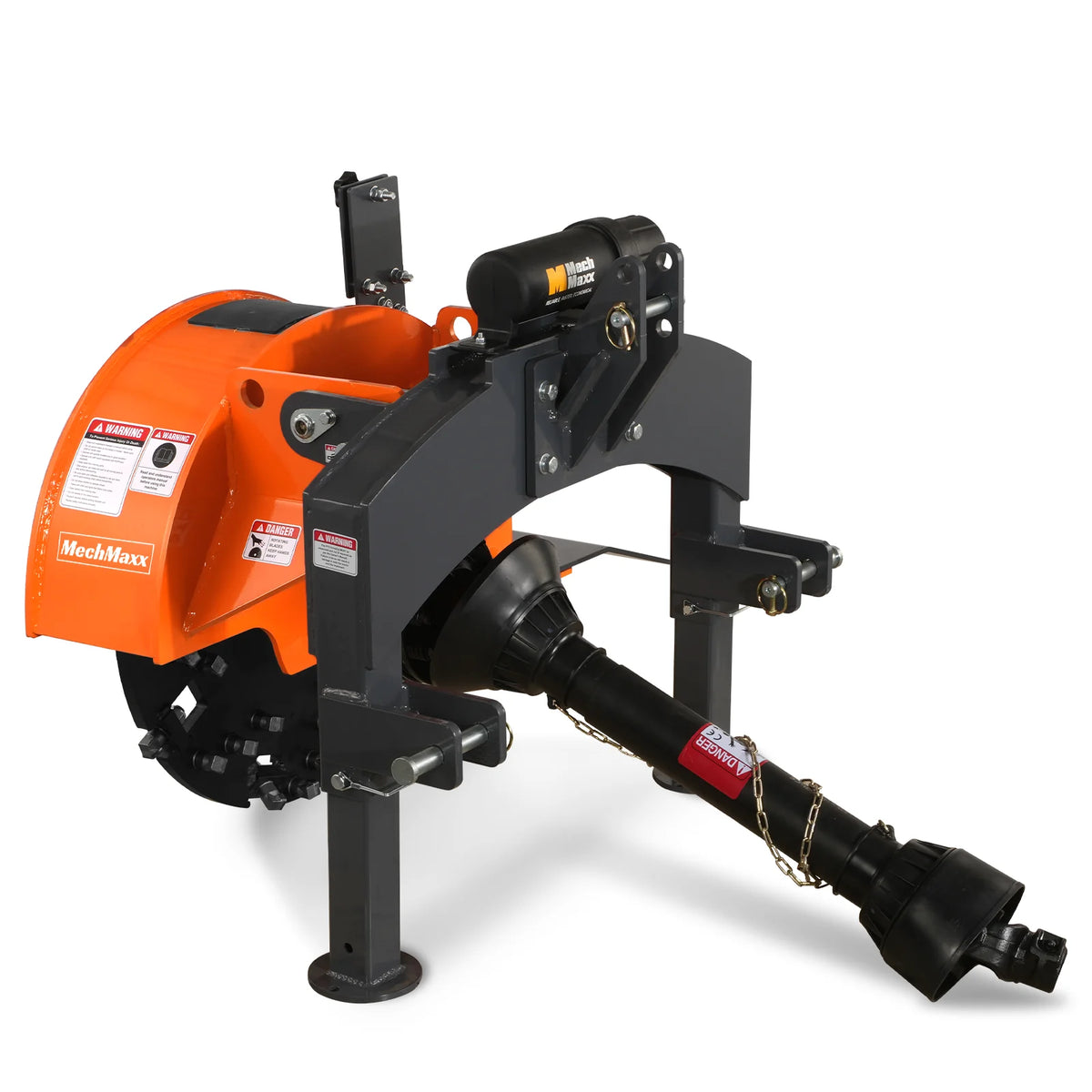 3-Point PTO Stump Grinder, 4" PTO Wood Chipper & Forestry Log Skidding Winch Bundle, SG24, BX42S & FW8800 - view 26