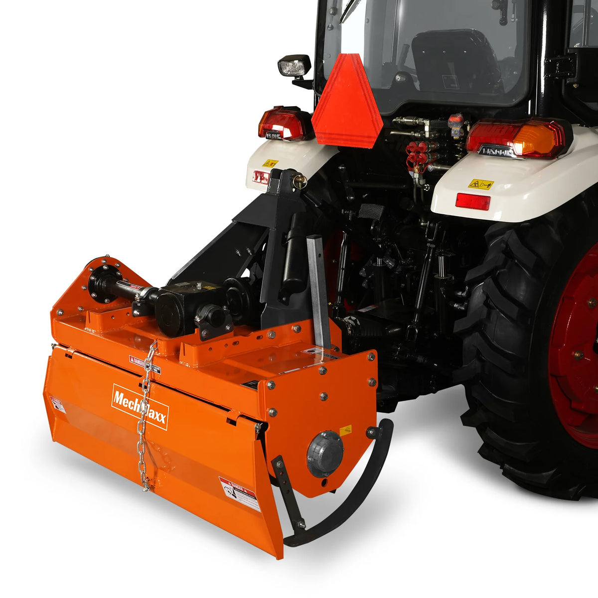 4FT 3-Point Gear Drive Rotary Tiller, 18-35HP Tractor, PTO Shaft Included (With Slip Clutch), Cat. 1 Hookup, R - view 15