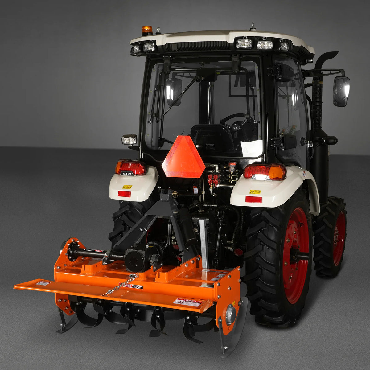 4FT 3-Point Gear Drive Rotary Tiller, 18-35HP Tractor, PTO Shaft Included (With Slip Clutch), Cat. 1 Hookup, R - view 23