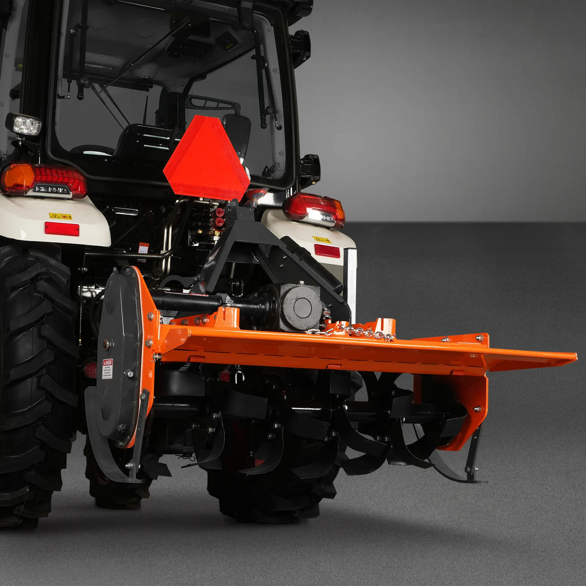 4FT 3-Point Gear Drive Rotary Tiller, 18-35HP Tractor, PTO Shaft Included (With Slip Clutch), Cat. 1 Hookup, R - view 2