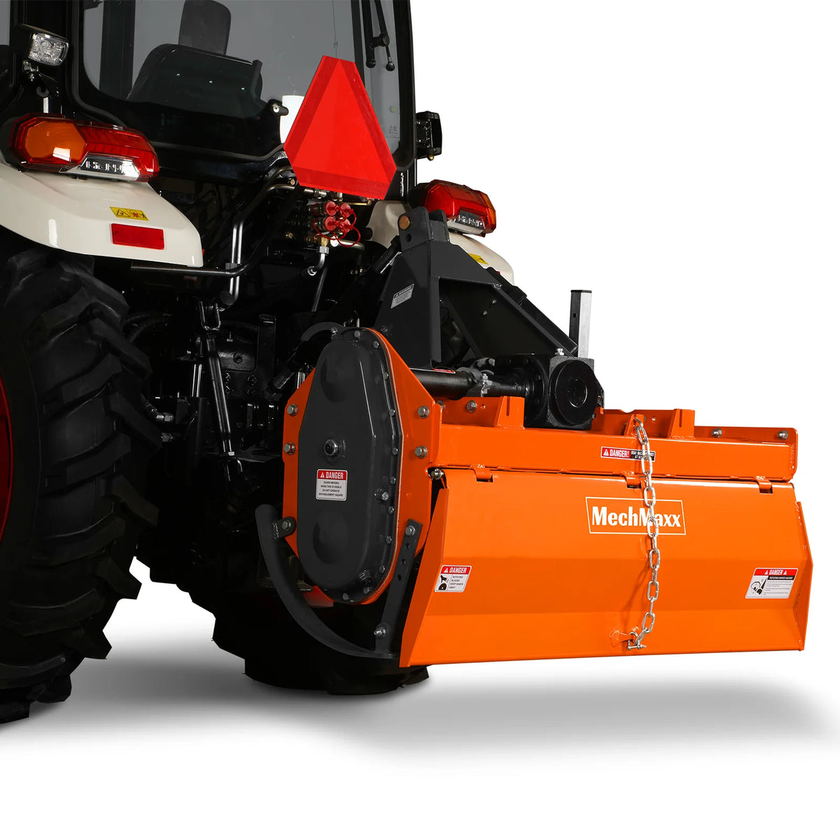 4FT 3-Point Gear Drive Rotary Tiller, 18-35HP Tractor, PTO Shaft Included (With Slip Clutch), Cat. 1 Hookup, R - view 8