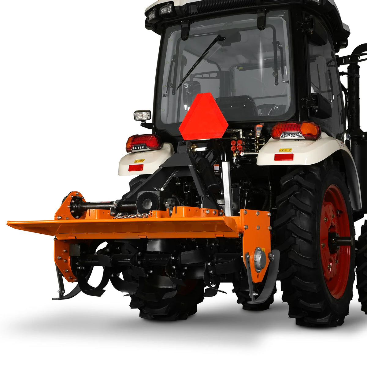 4FT 3-Point Gear Drive Rotary Tiller, 18-35HP Tractor, PTO Shaft Included (With Slip Clutch), Cat. 1 Hookup, R - view 12