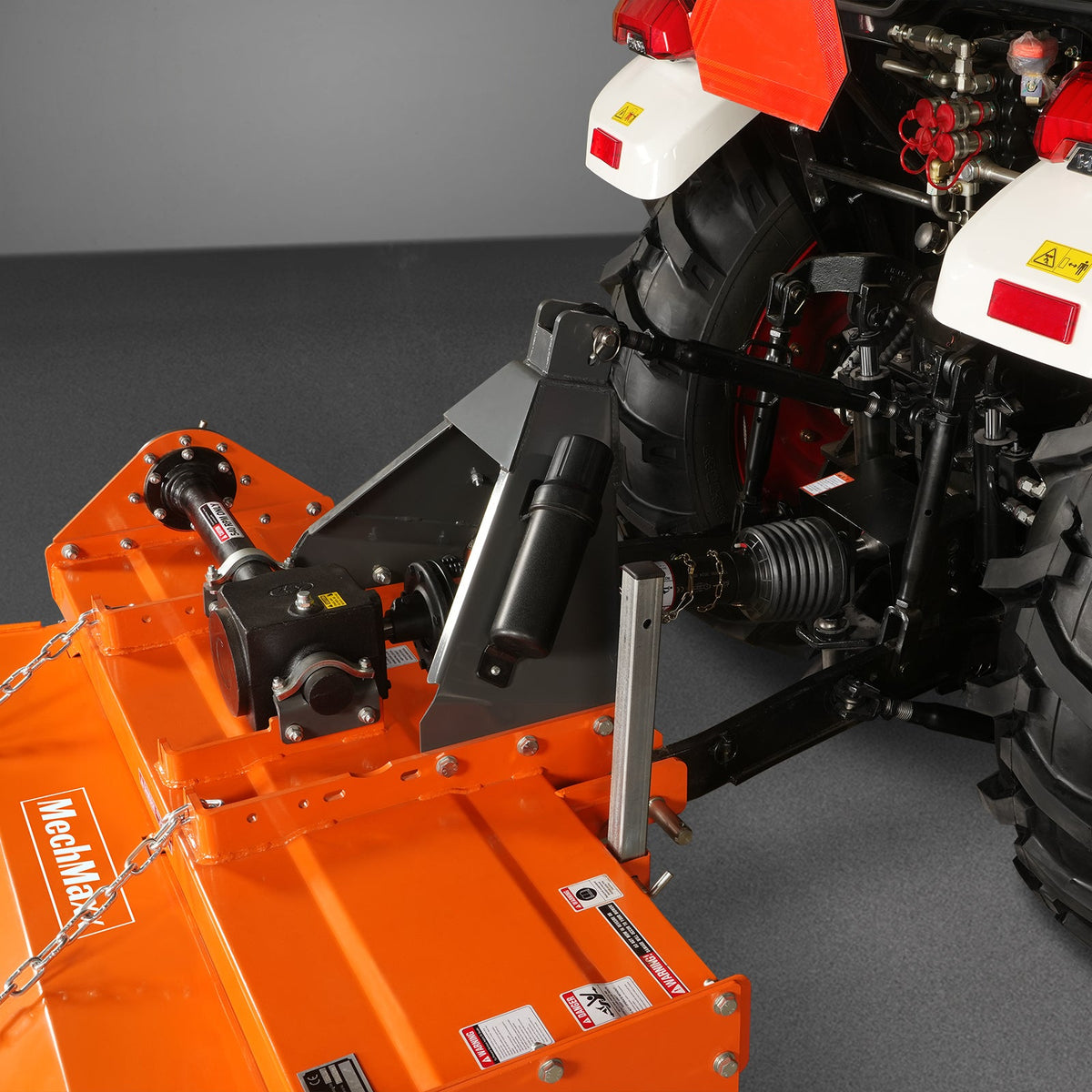 5FT 3-Point Gear Drive Rotary Tiller, 25-50HP Tractor, PTO Shaft Included (With Slip Clutch), Cat. 1 &2 Hookup - view 7