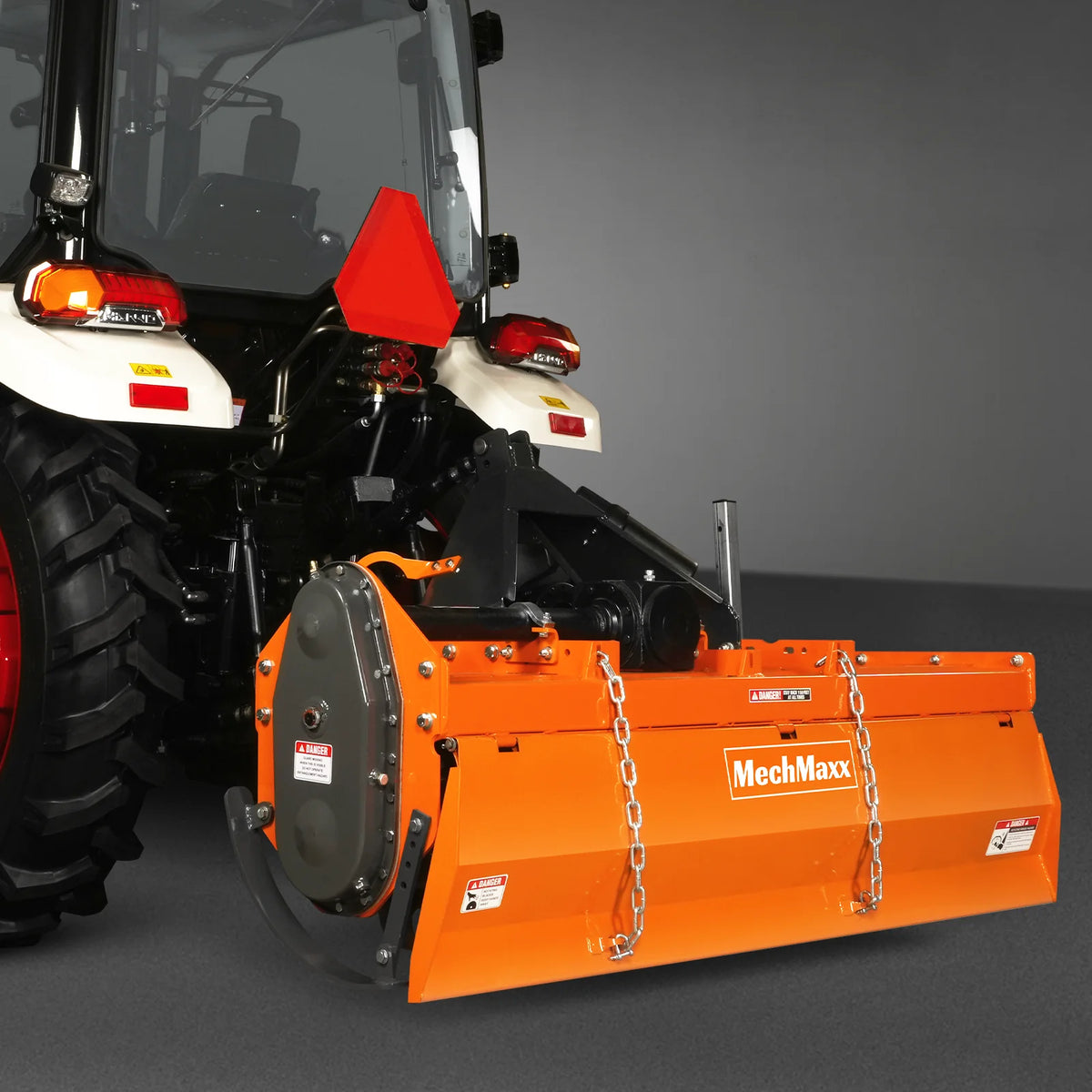 6FT 3-Point Gear Drive Rotary Tiller, 30-60HP Tractor, PTO Shaft Included (With Slip Clutch), Cat. 2 Hookup, R - view 2