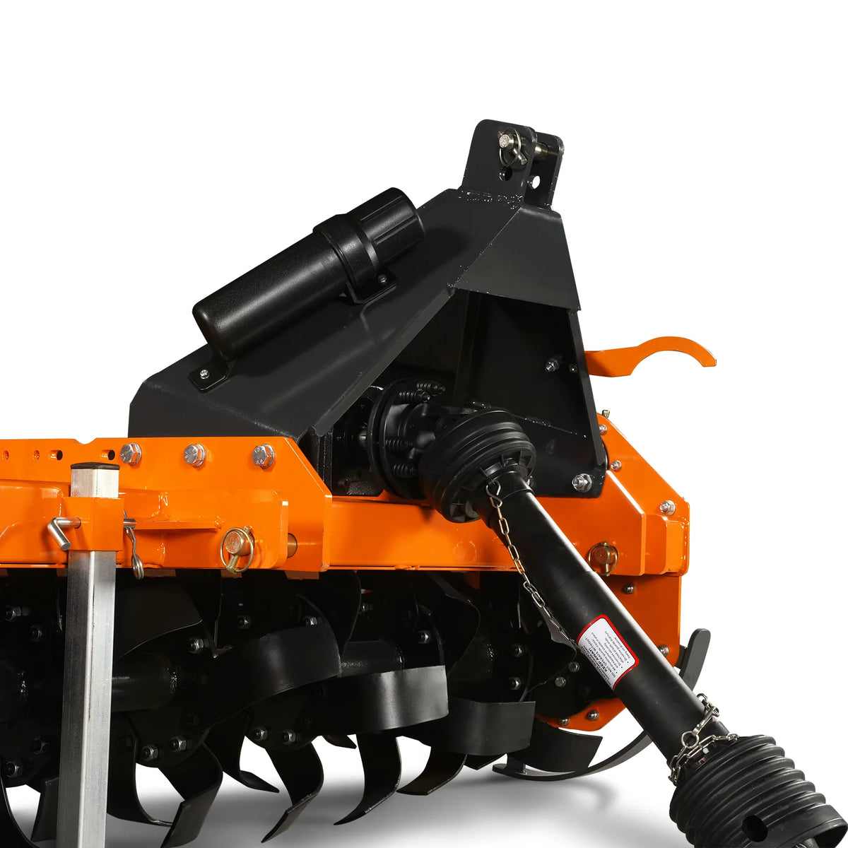 6FT 3-Point Gear Drive Rotary Tiller, 30-60HP Tractor, PTO Shaft Included (With Slip Clutch), Cat. 2 Hookup, R - view 10