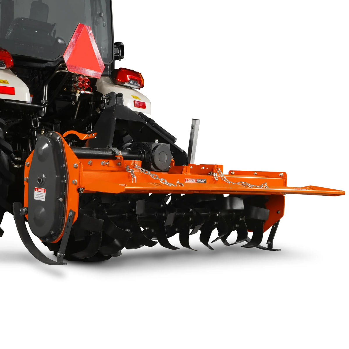 6FT 3-Point Gear Drive Rotary Tiller, 30-60HP Tractor, PTO Shaft Included (With Slip Clutch), Cat. 2 Hookup, R - view 12